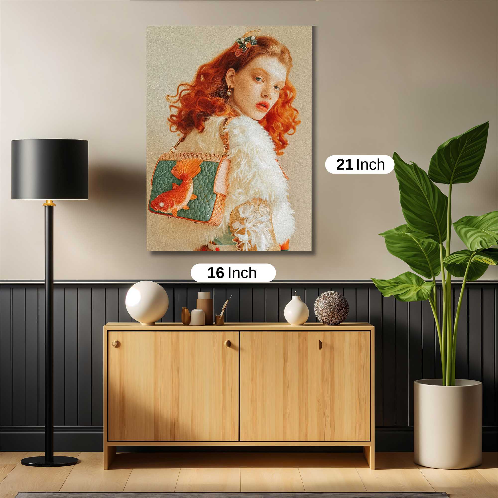 Ginger Whimsy Safe Wall Magnetic / M