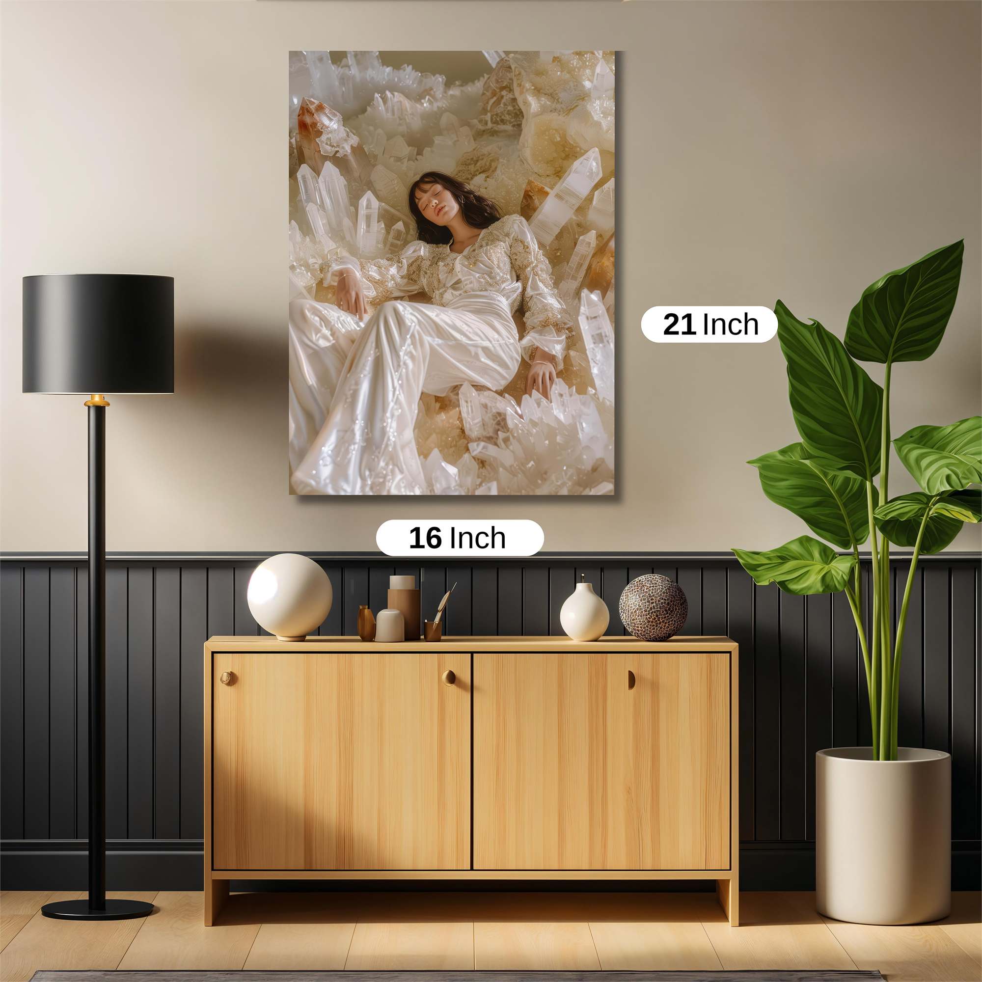 Crystal Serenity Safe Wall Magnetic / M