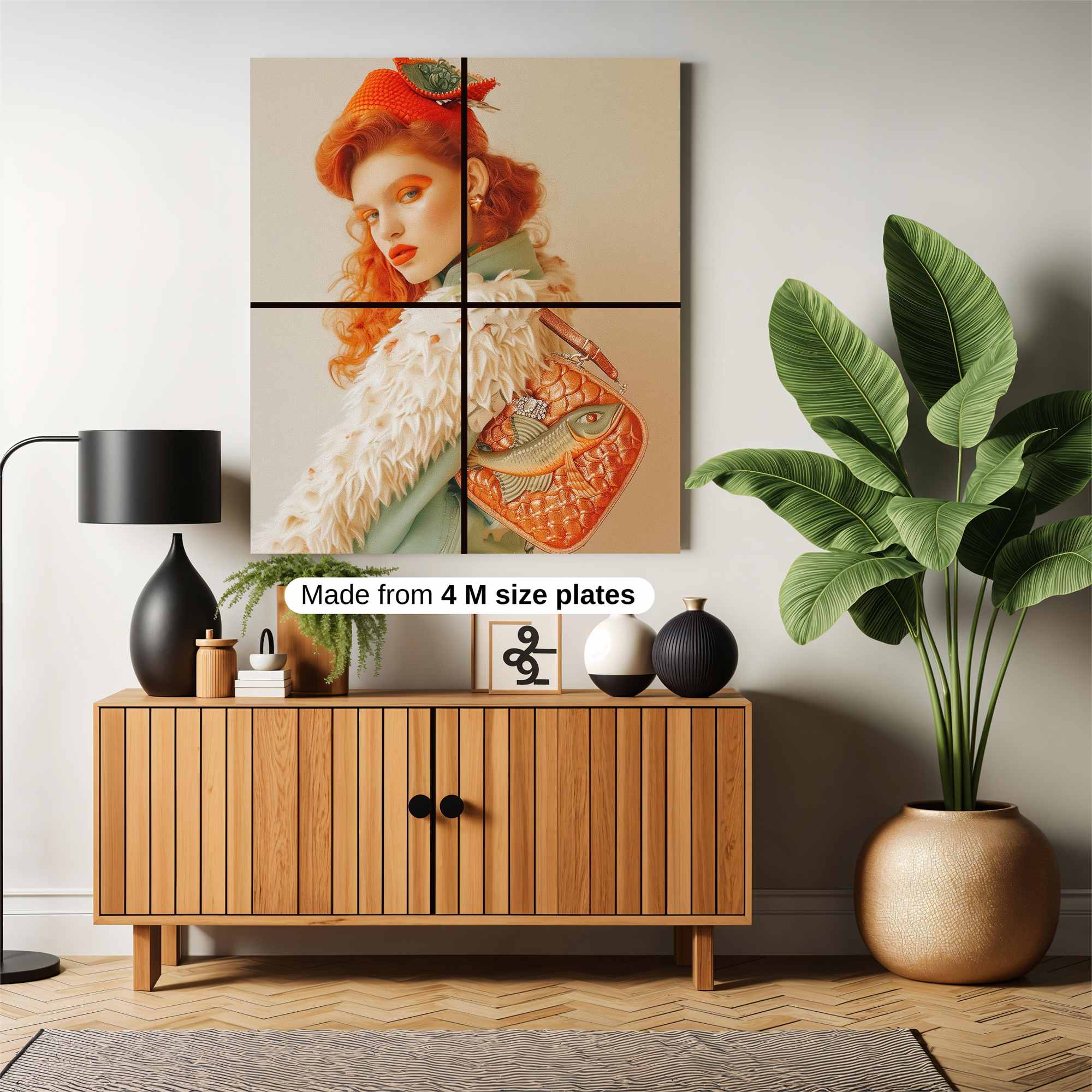 Fiery Elegance Safe Wall Magnetic / M