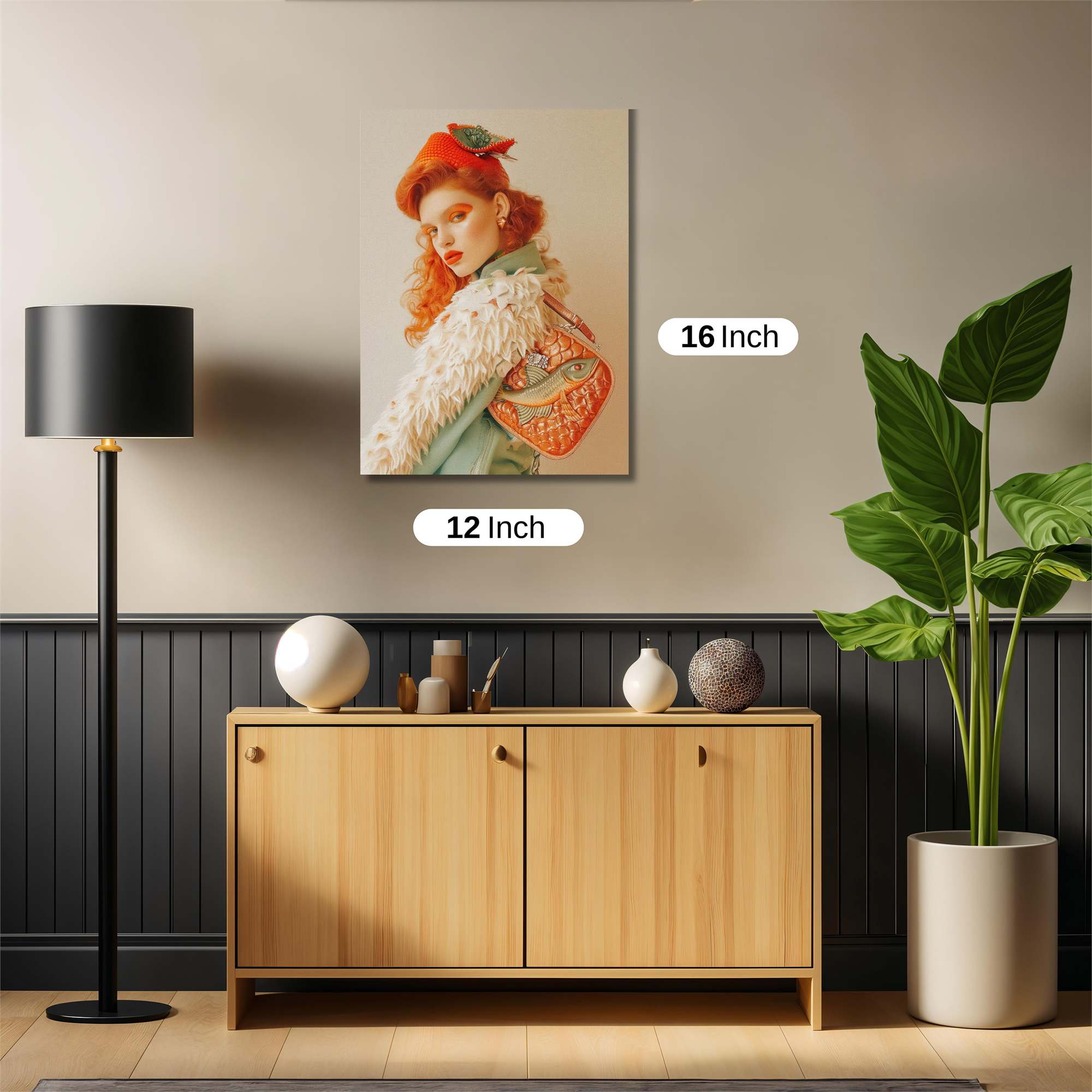 Fiery Elegance Safe Wall Magnetic / M