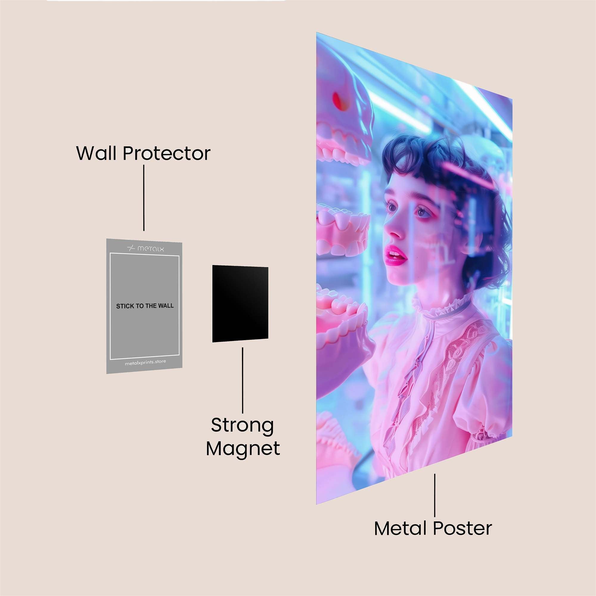 Dental Dream Safe Wall Magnetic / M