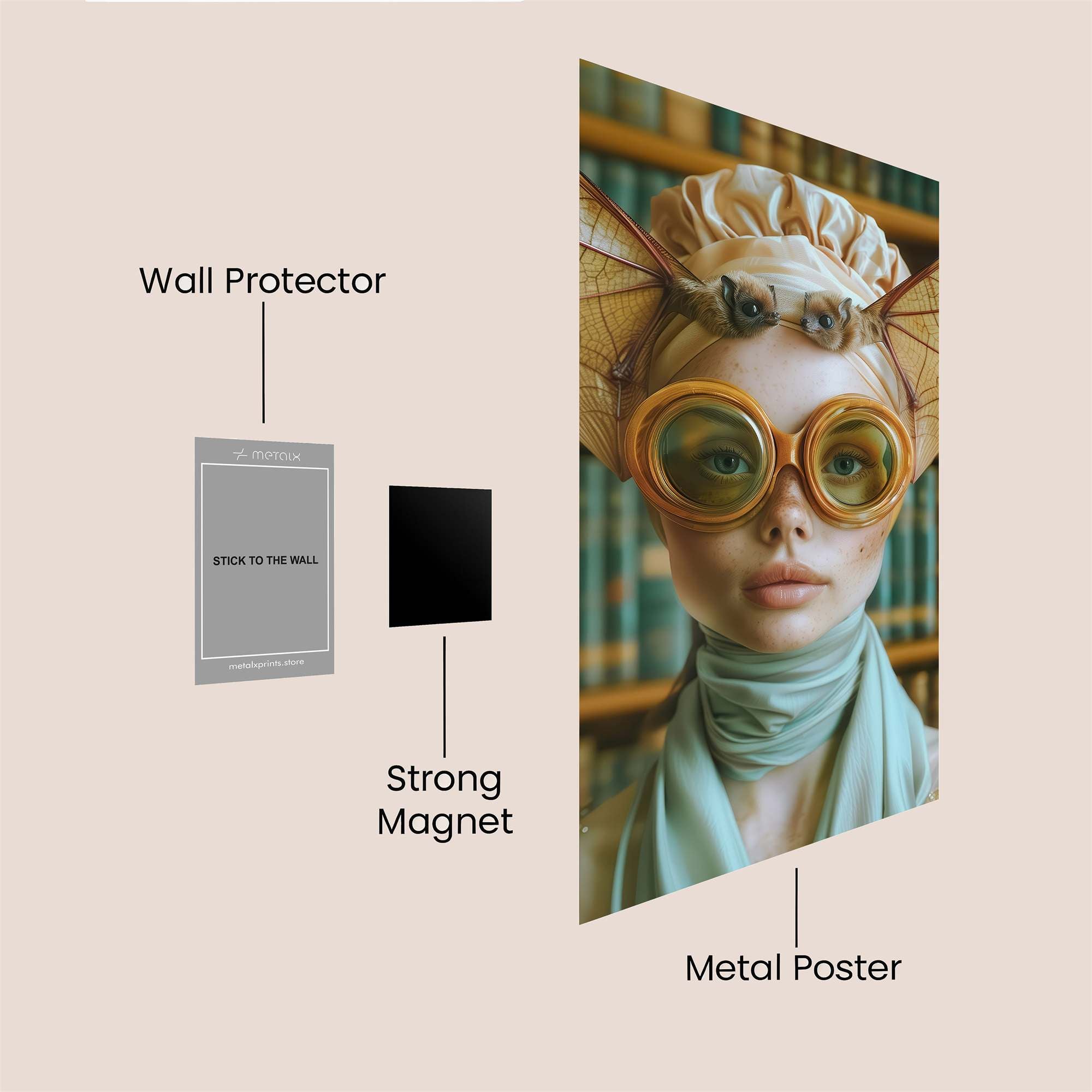 Bat Enigma Safe Wall Magnetic / M