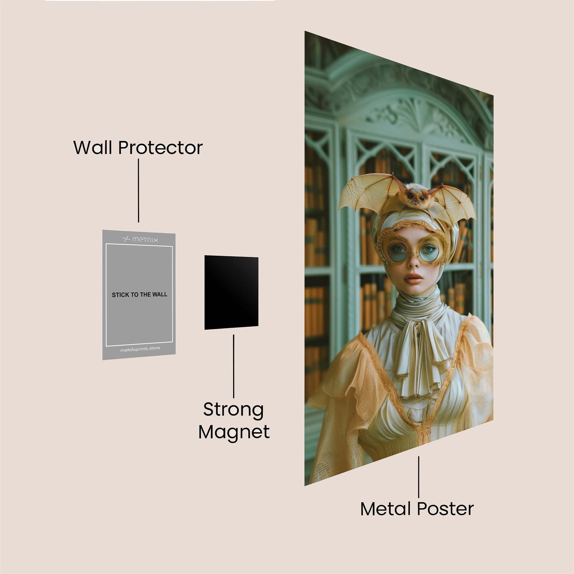 Bat Enigma Safe Wall Magnetic / M