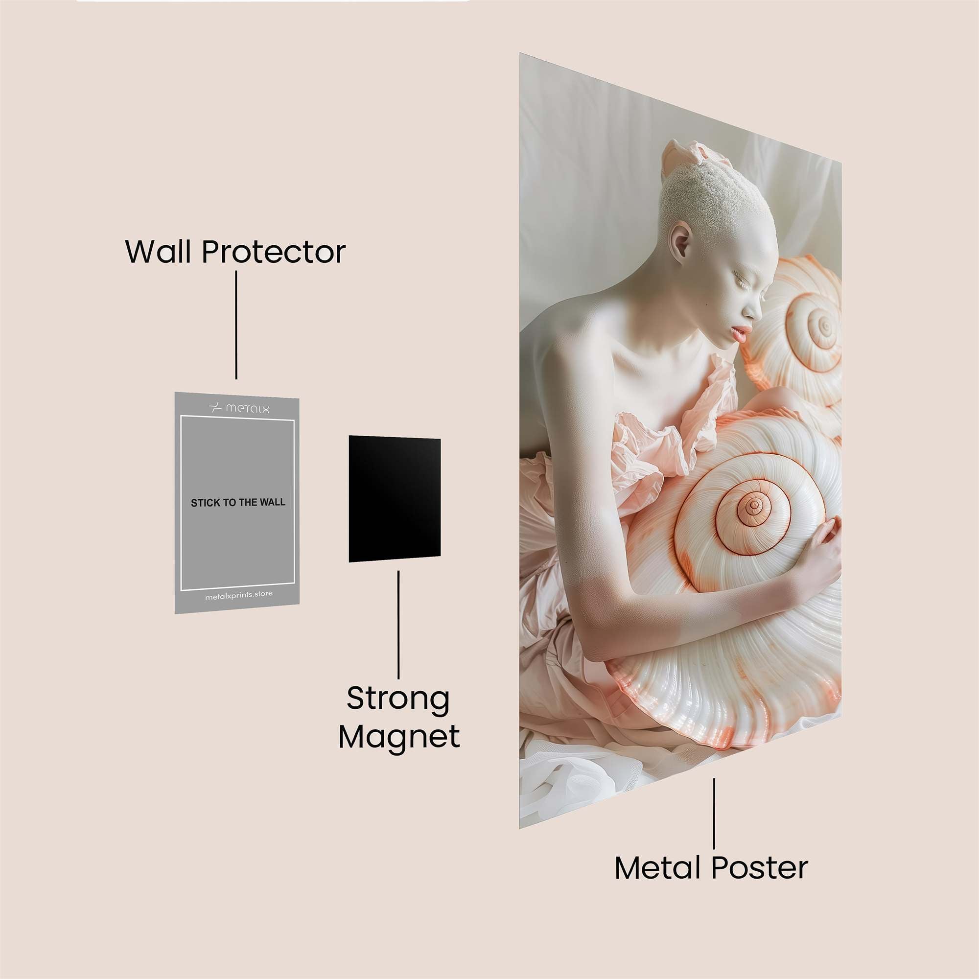 Albino Serenity Safe Wall Magnetic / M