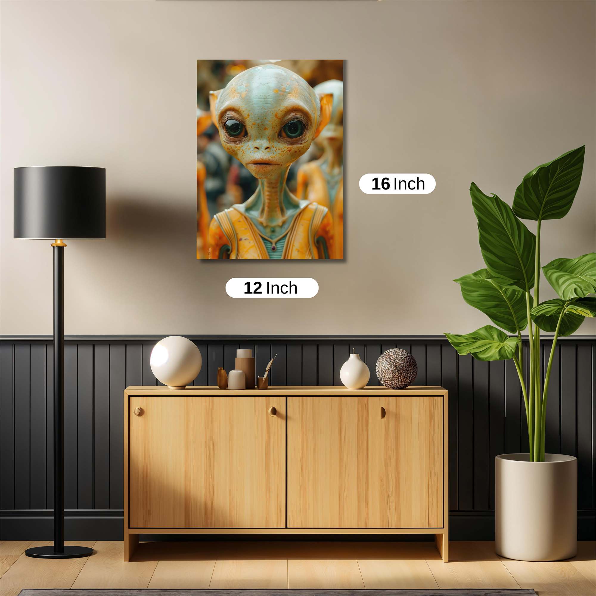 Alien Melancholy Safe Wall Magnetic / M
