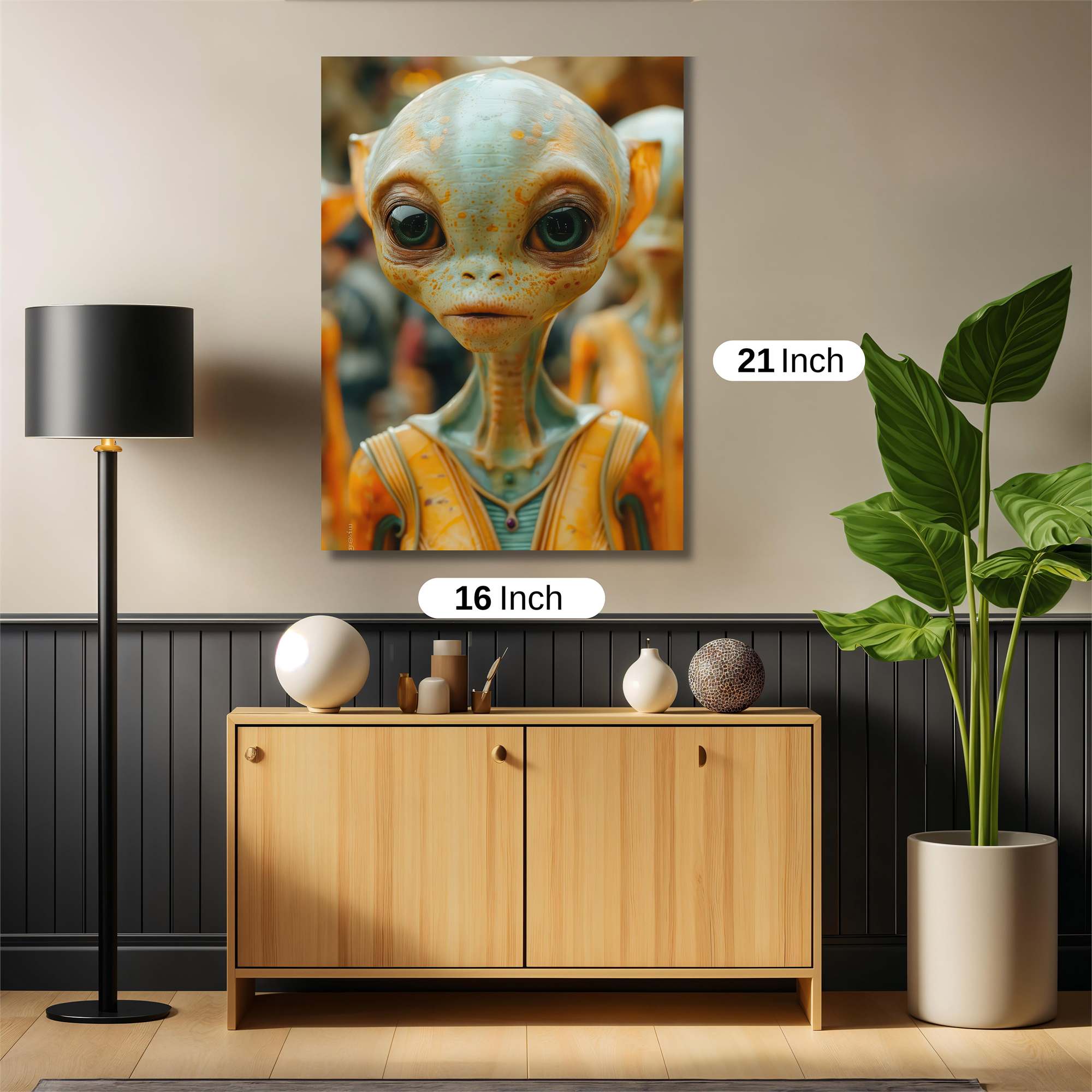 Alien Melancholy Safe Wall Magnetic / M