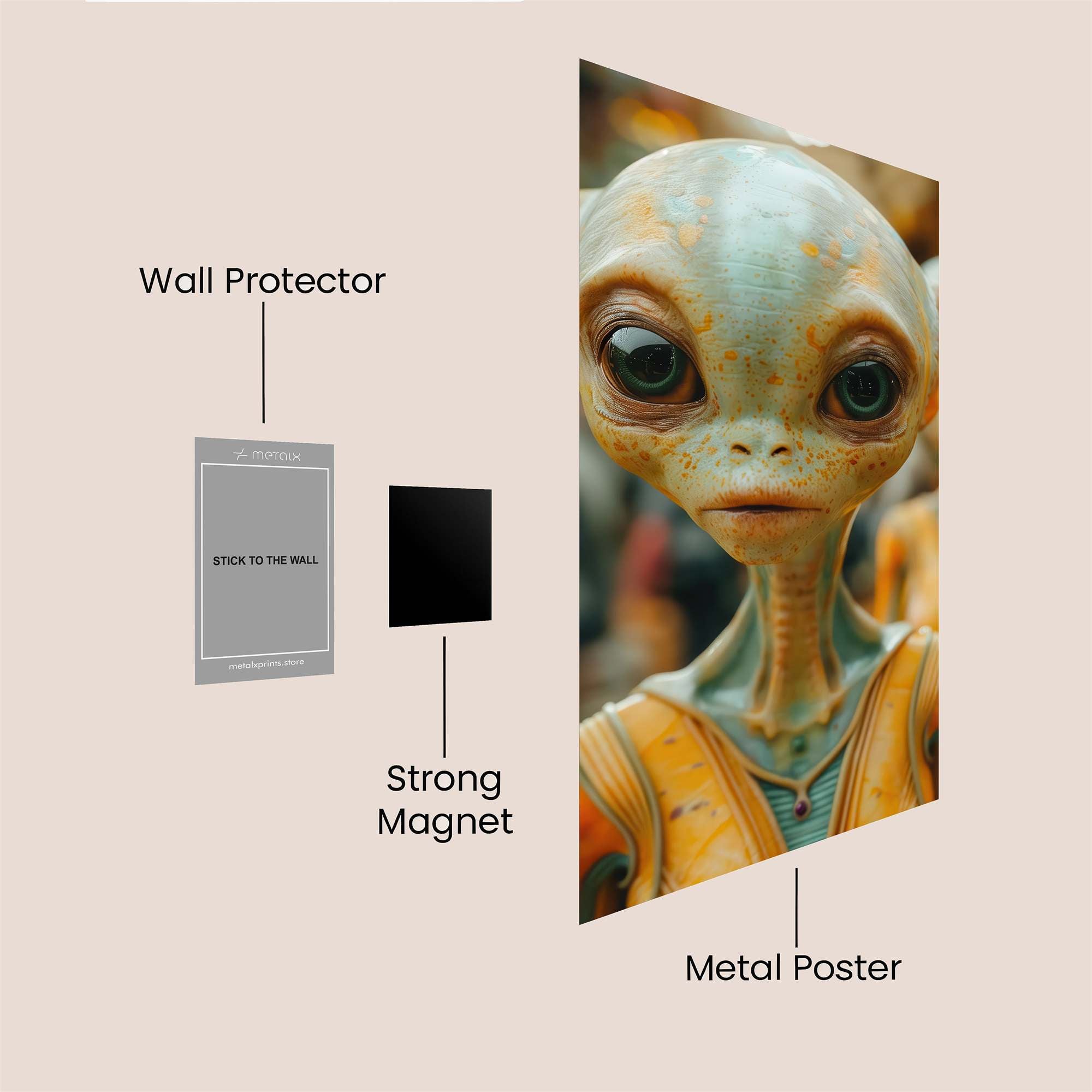Alien Melancholy Safe Wall Magnetic / M