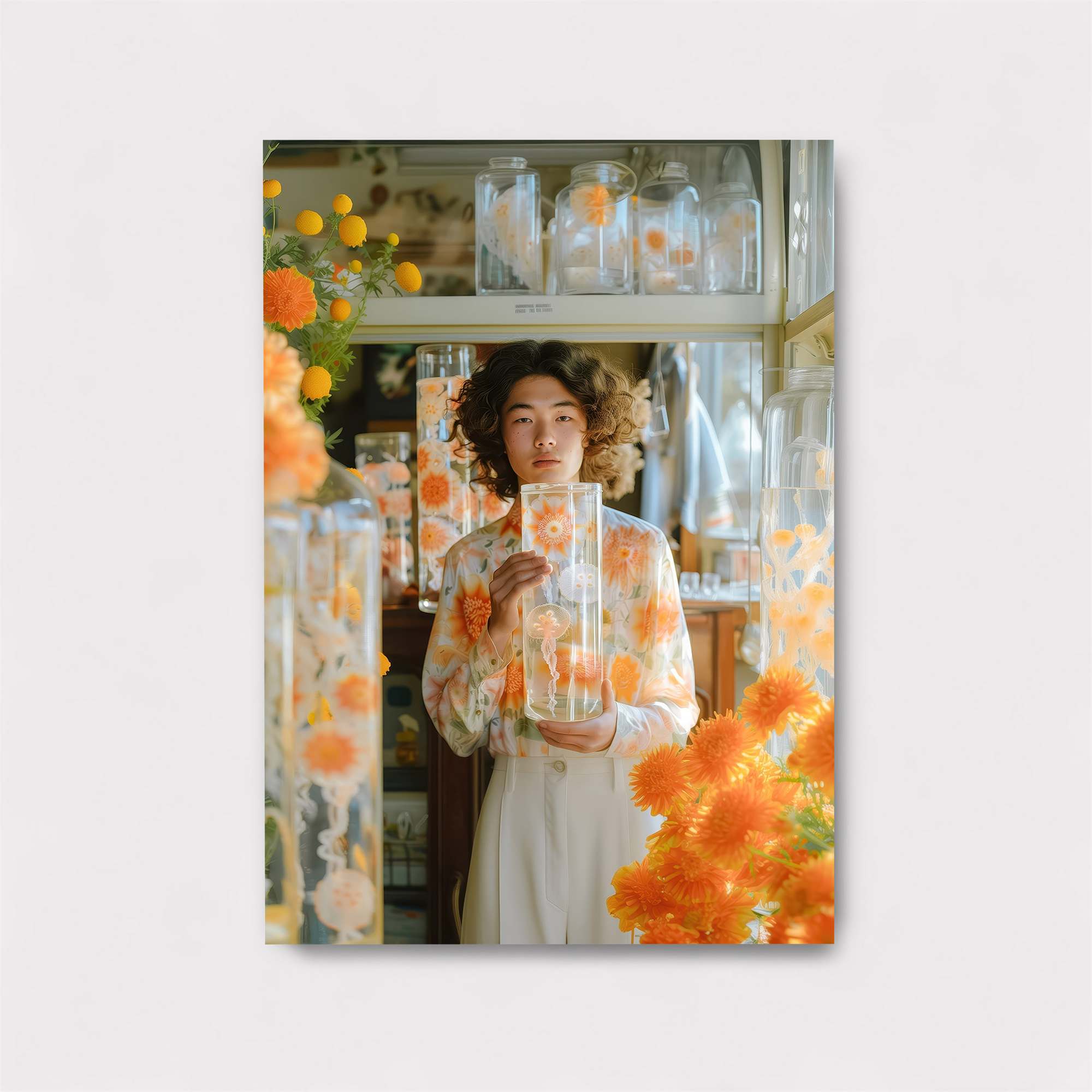 Floral Whimsy Safe Wall Magnetic / M