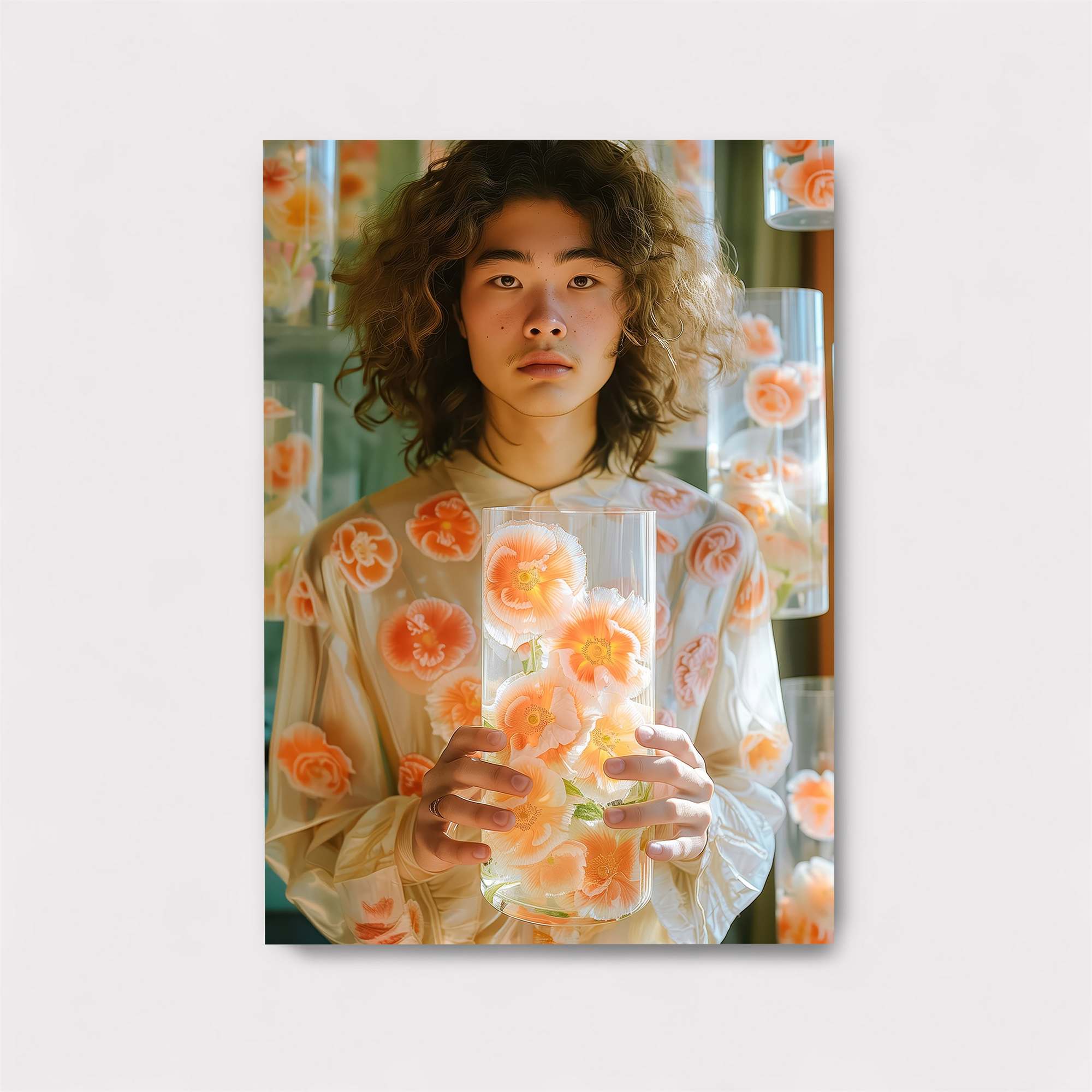 Floral Serenity Safe Wall Magnetic / M