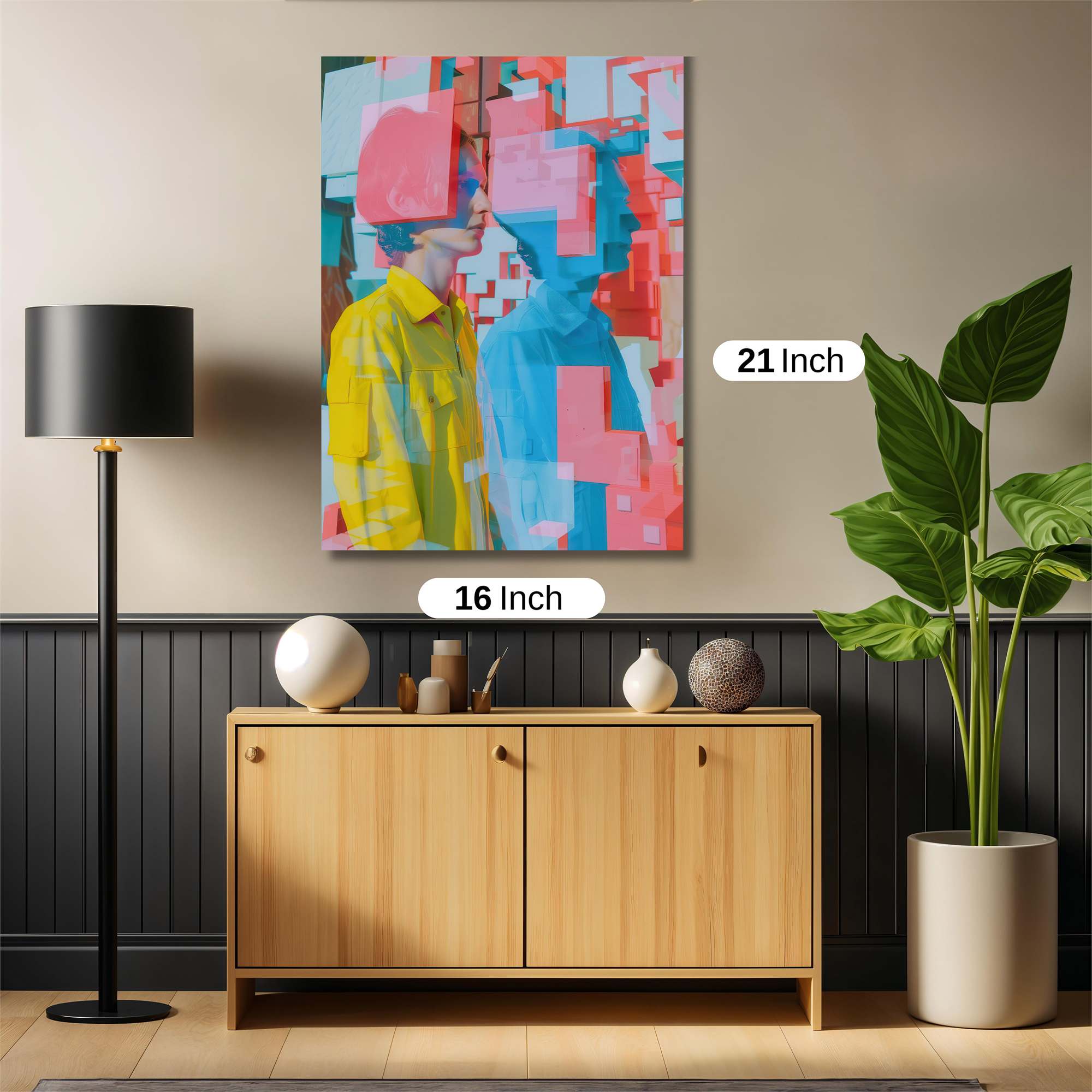 Pixelated Wonder Safe Wall Magnetic / M