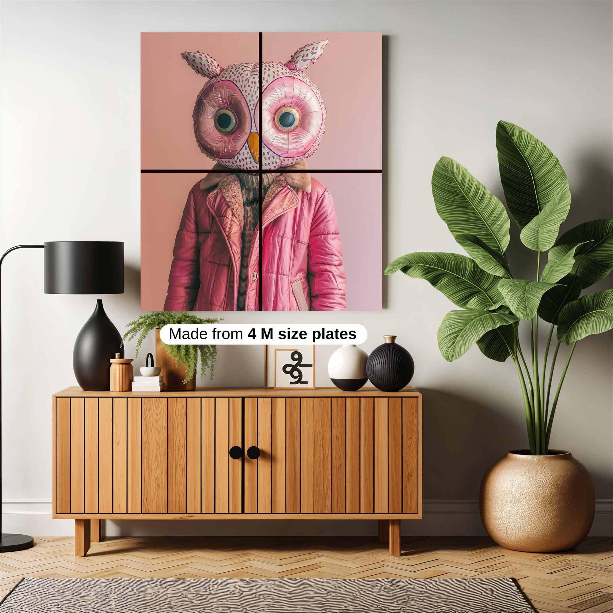 Owl Whimsy Safe Wall Magnetic / M