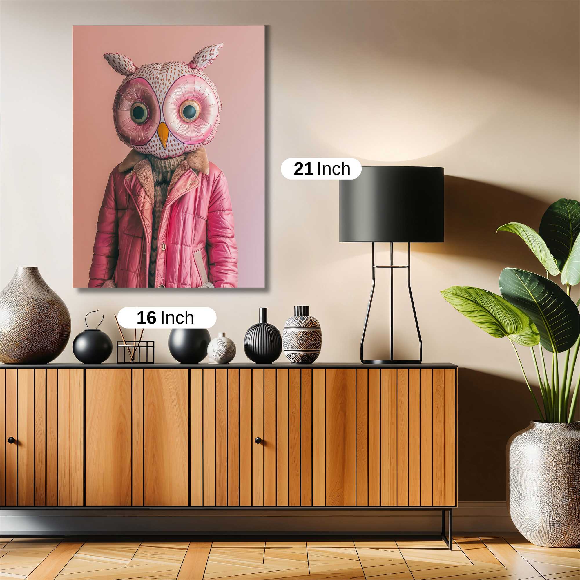 Owl Whimsy Safe Wall Magnetic / M