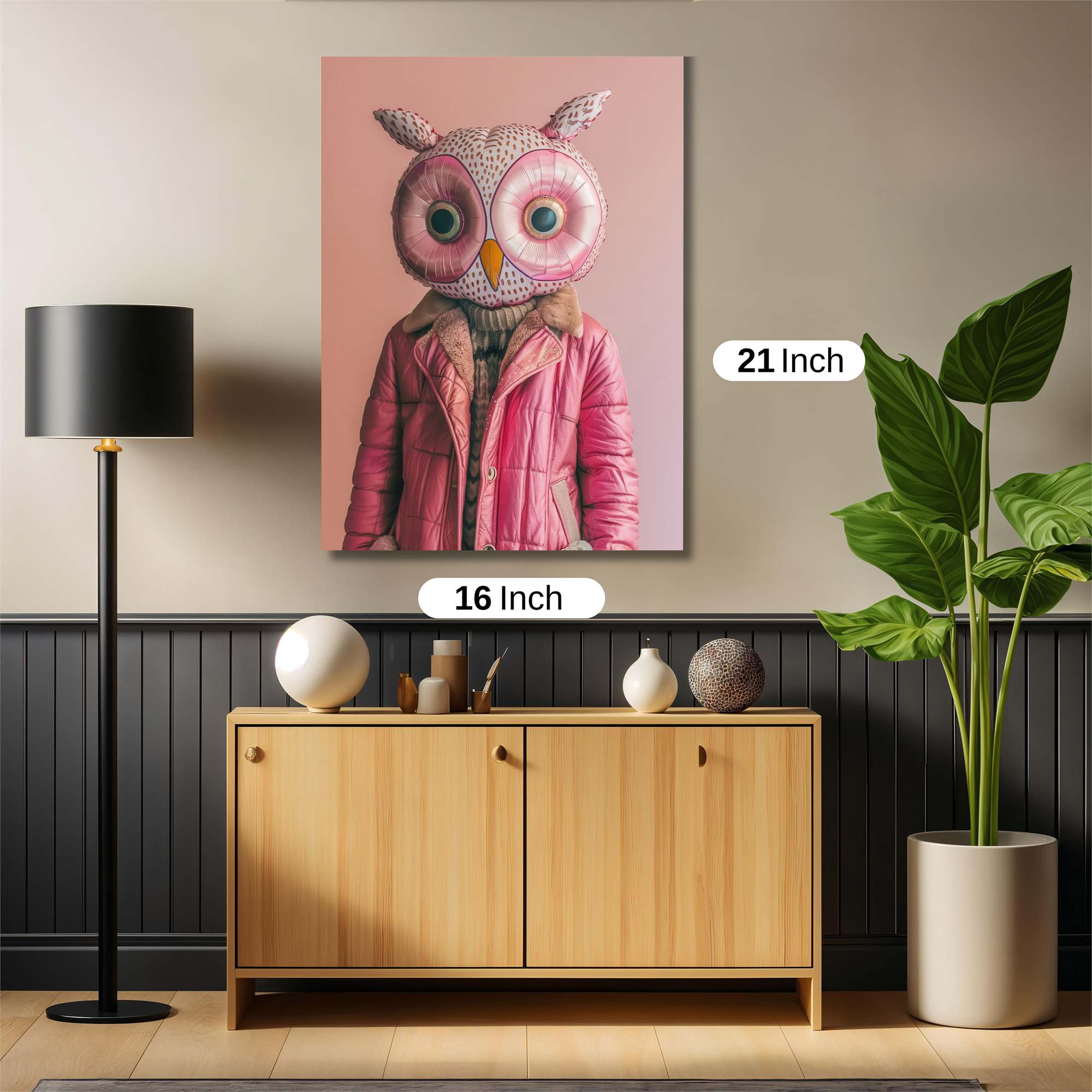 Owl Whimsy Safe Wall Magnetic / M