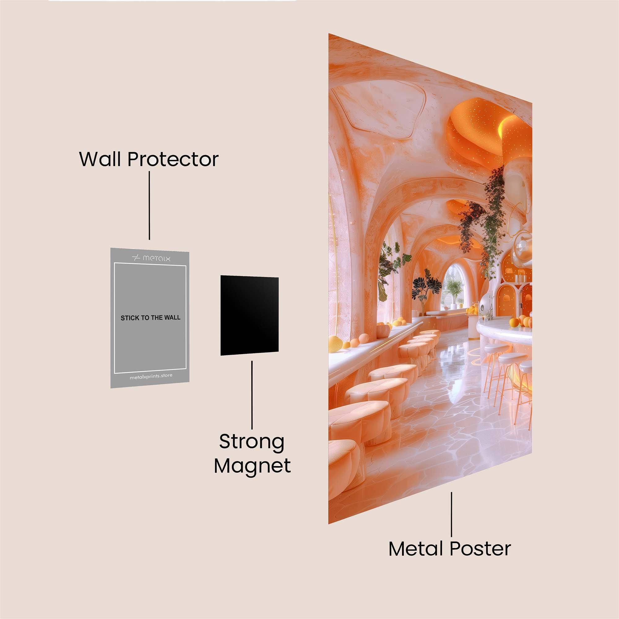 Gaudi's Dream Safe Wall Magnetic / M