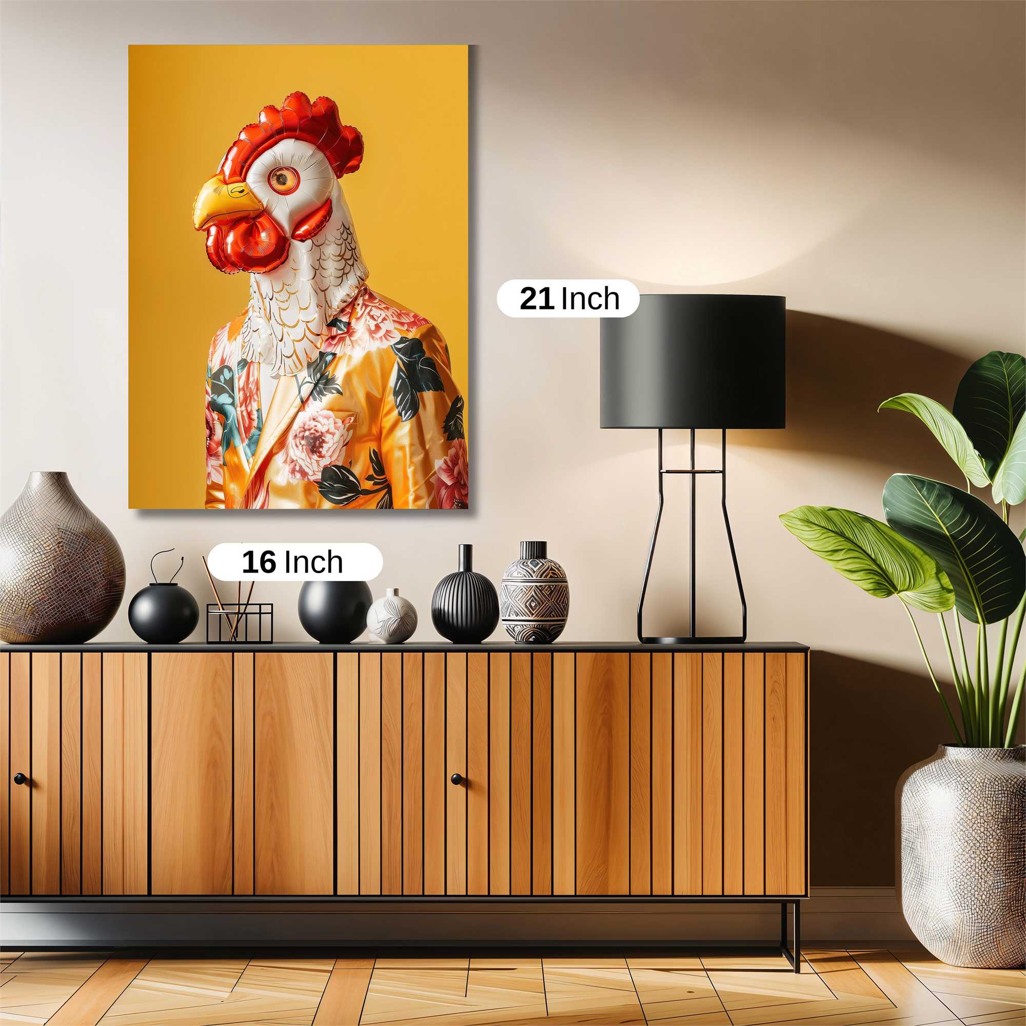 Rooster Revelry Safe Wall Magnetic / M