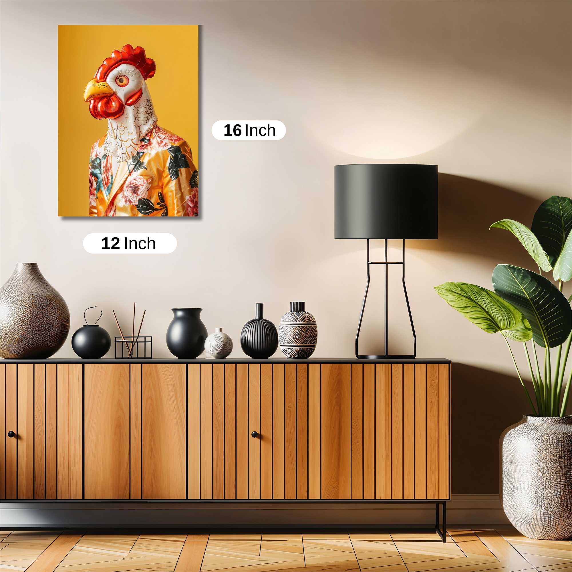 Rooster Revelry Safe Wall Magnetic / M