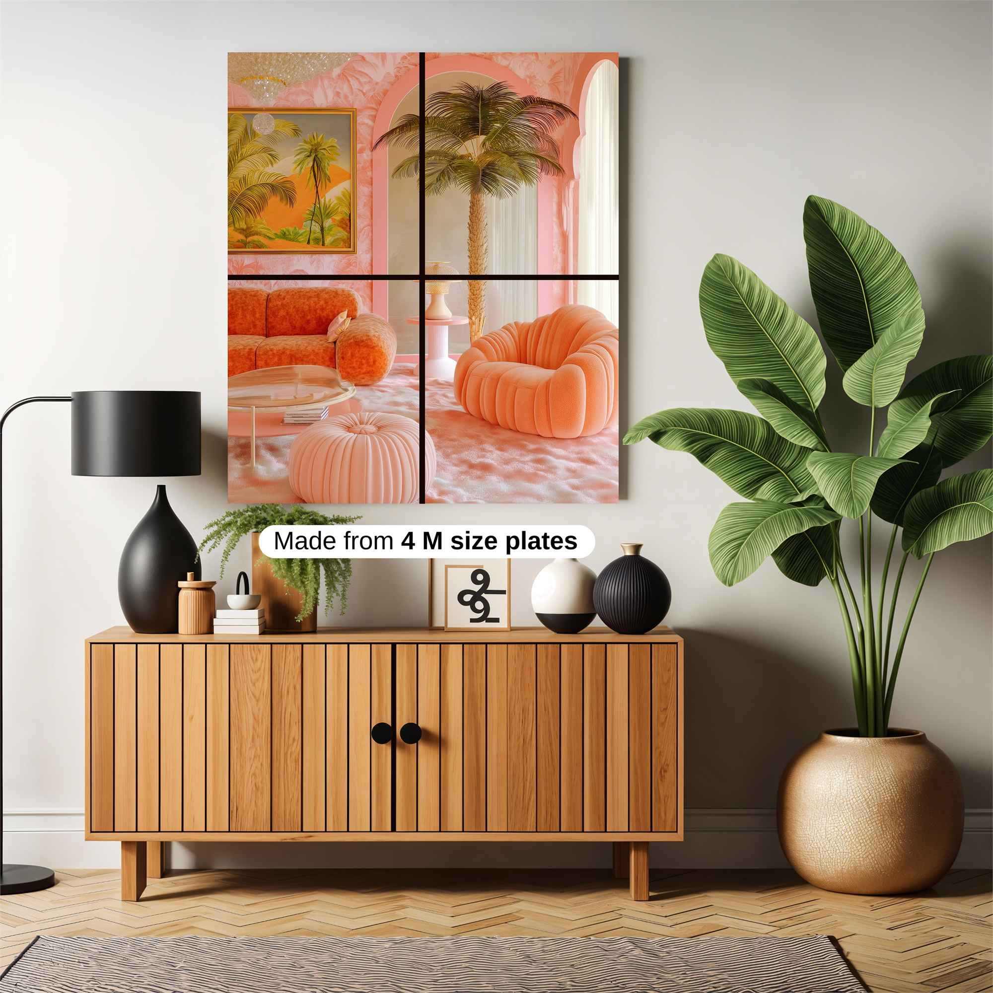 Tropical Dreamscape Safe Wall Magnetic / M