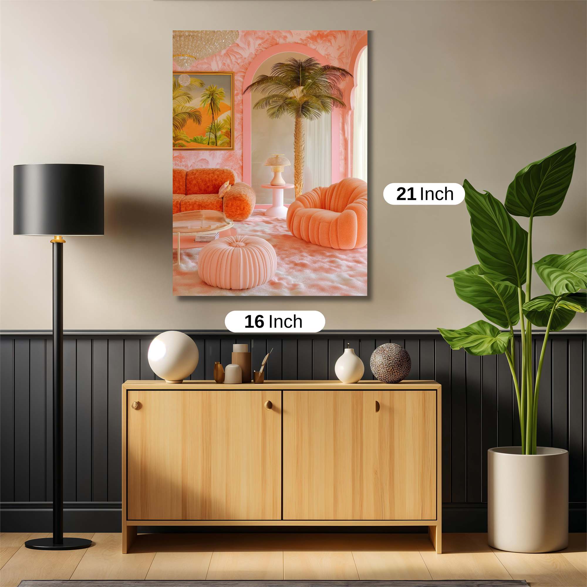 Tropical Dreamscape Safe Wall Magnetic / M