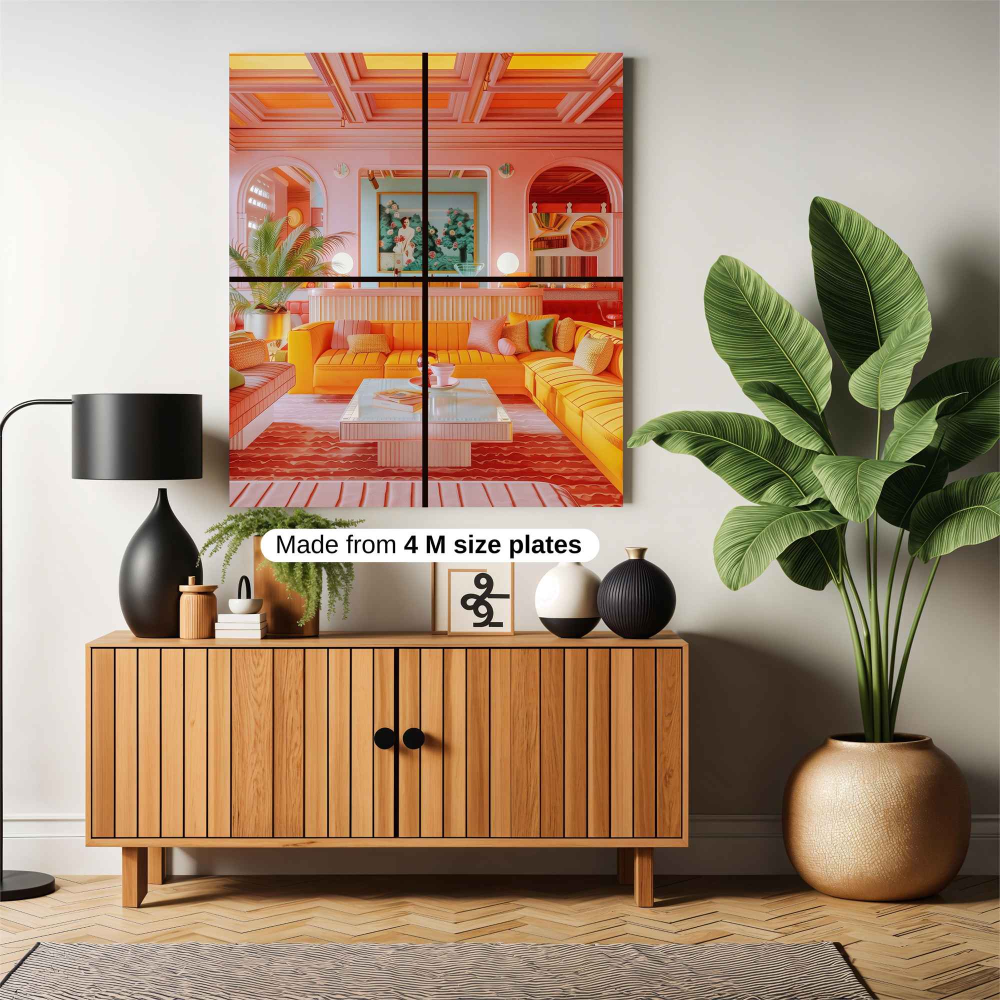 Vibrant Oasis Safe Wall Magnetic / M