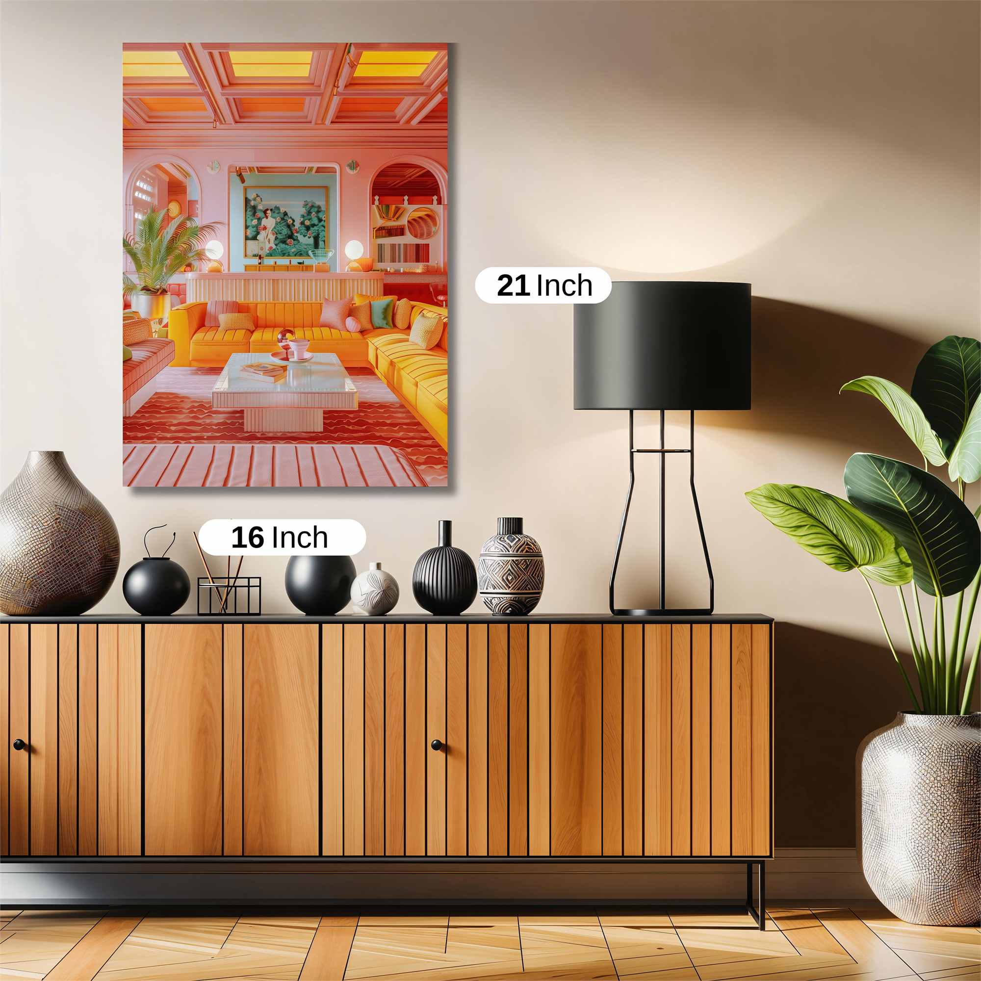 Vibrant Oasis Safe Wall Magnetic / M