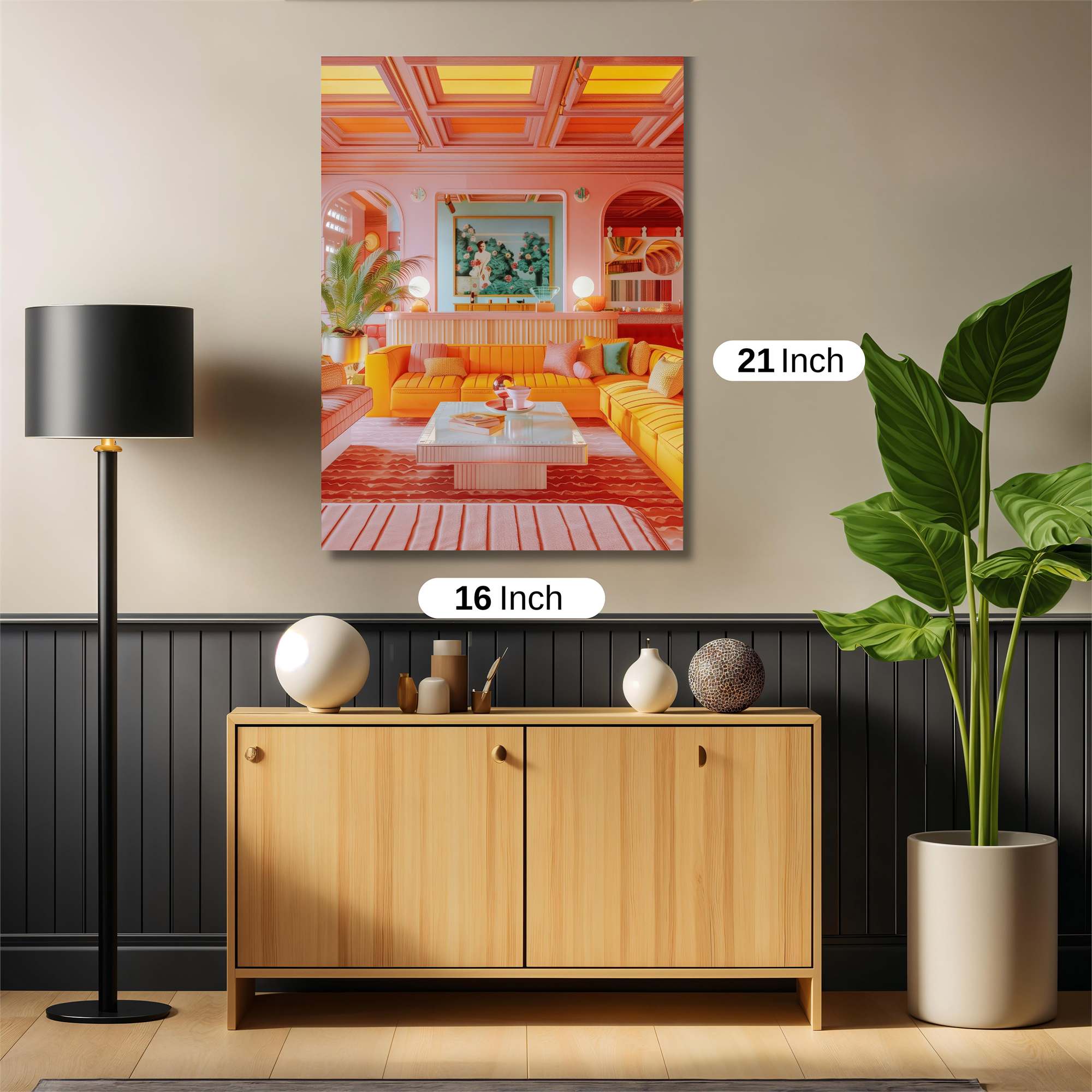 Vibrant Oasis Safe Wall Magnetic / M