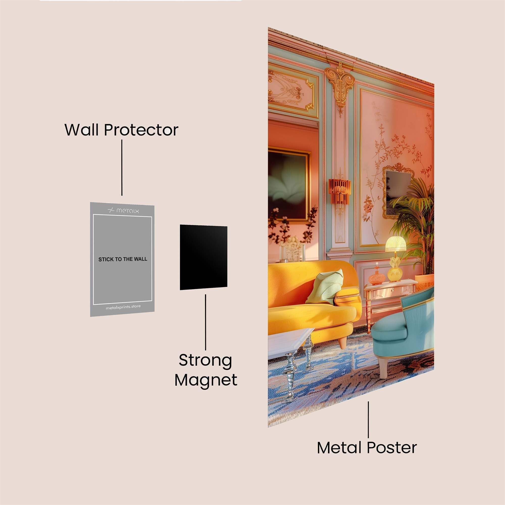 Palatial Dream Safe Wall Magnetic / M