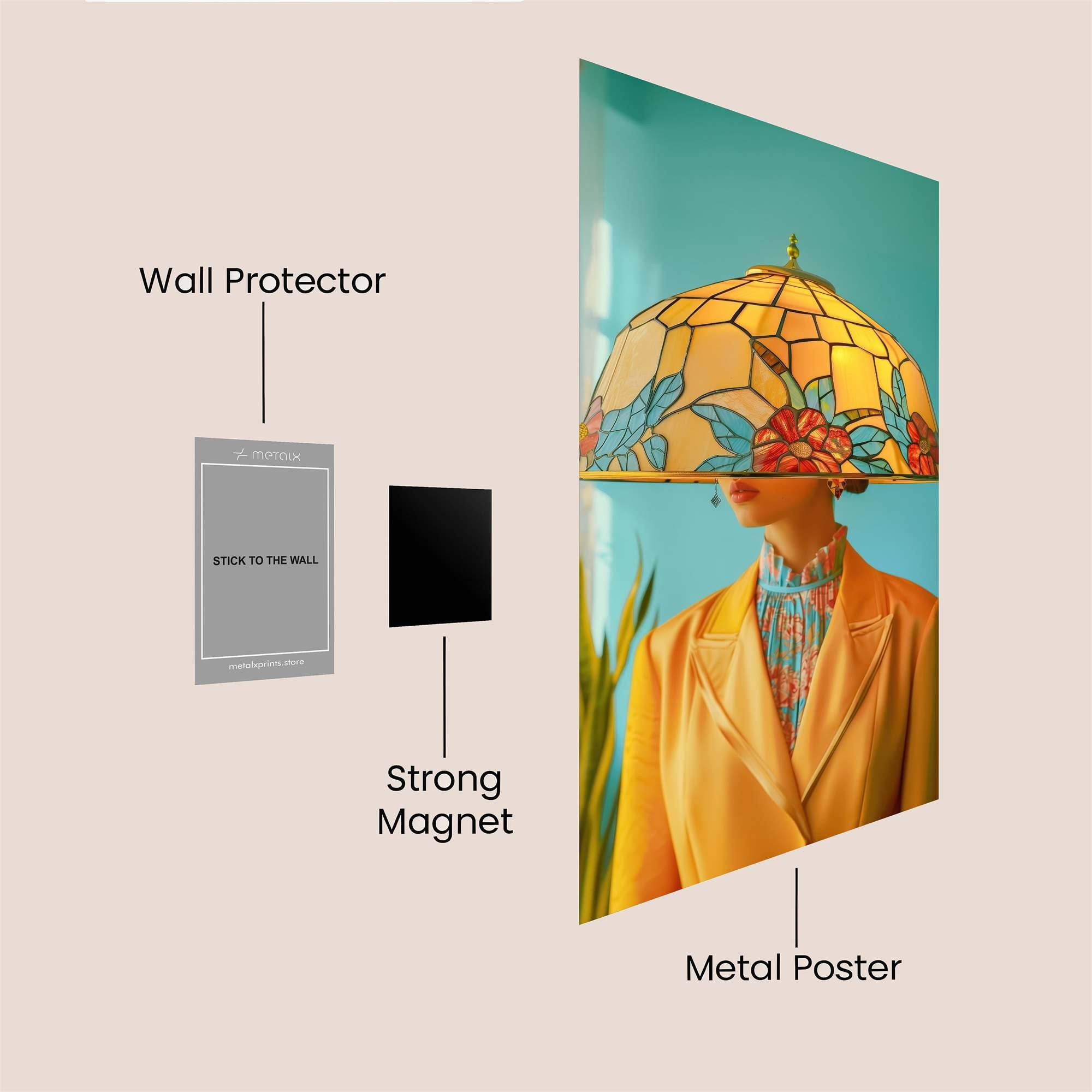 Lamp Elegance Safe Wall Magnetic / M