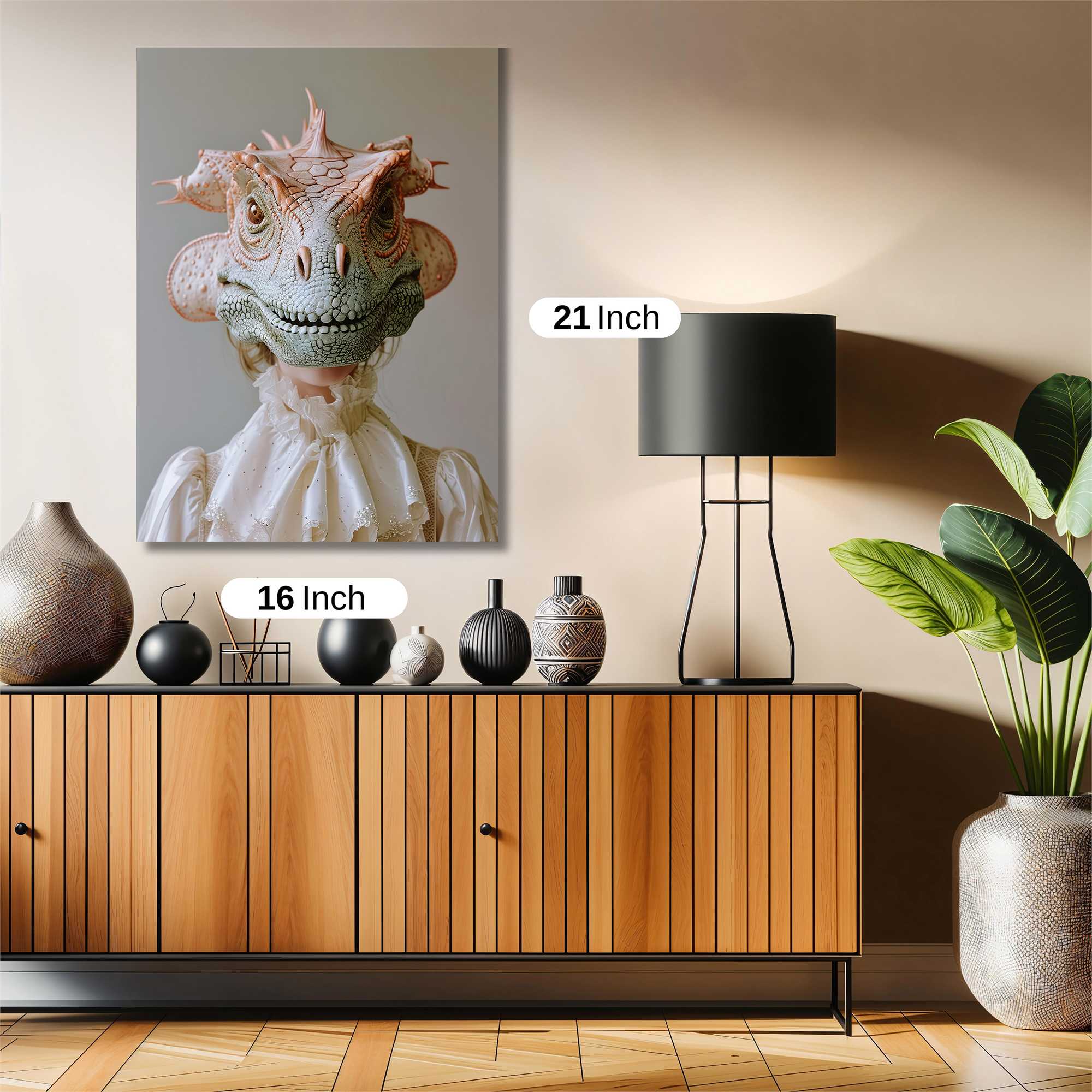 Lizard Whimsy Safe Wall Magnetic / M