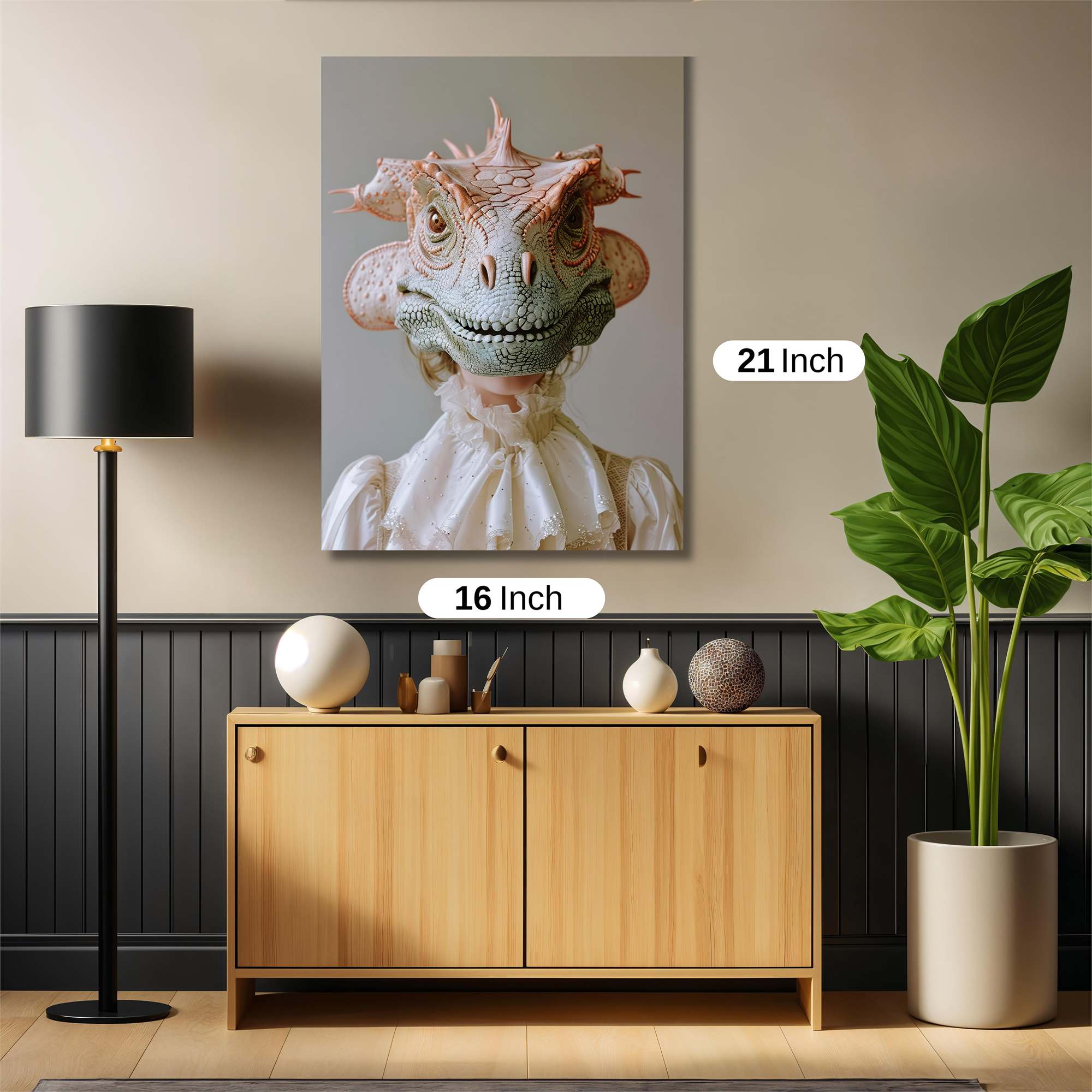 Lizard Whimsy Safe Wall Magnetic / M