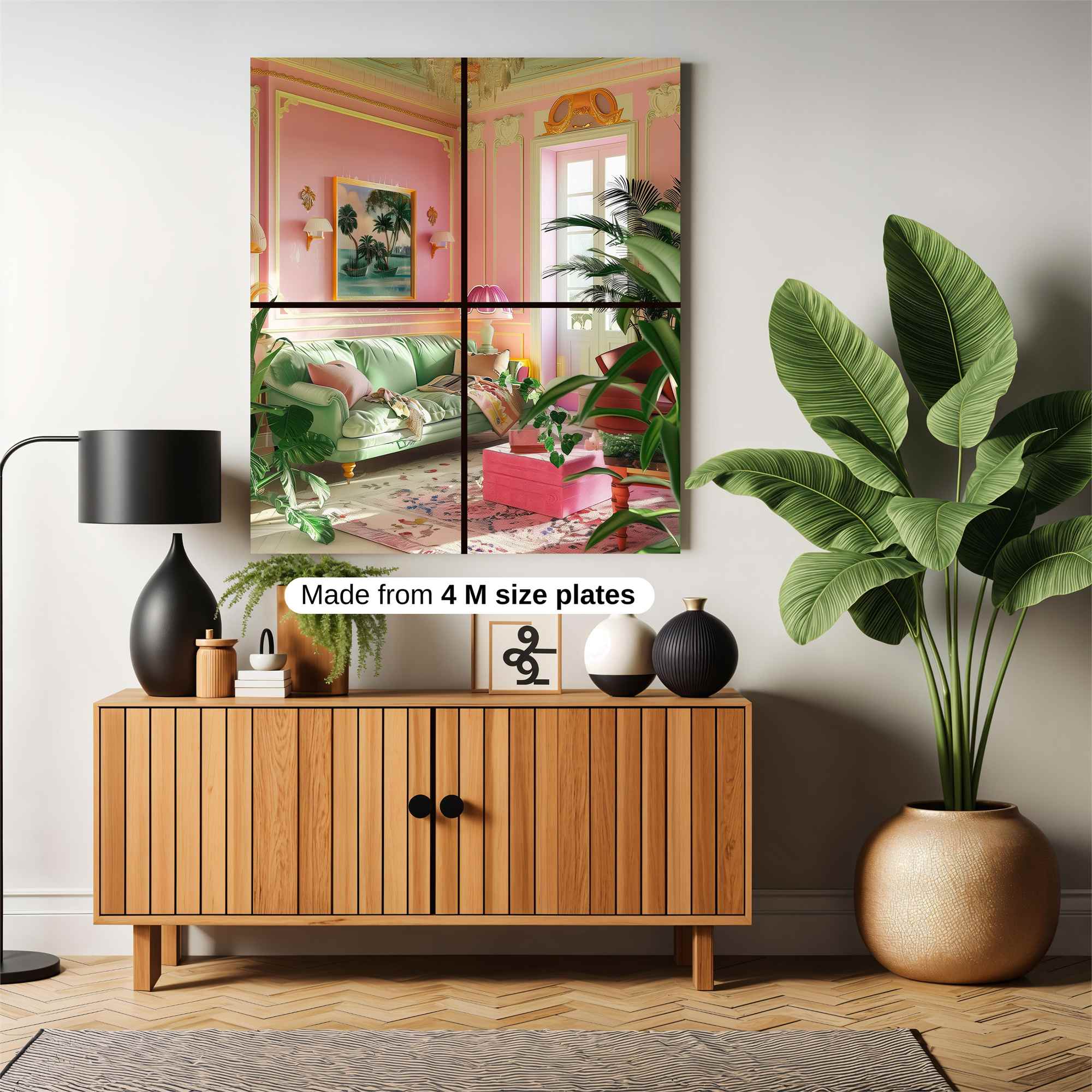 Tropical Whimsy Safe Wall Magnetic / M