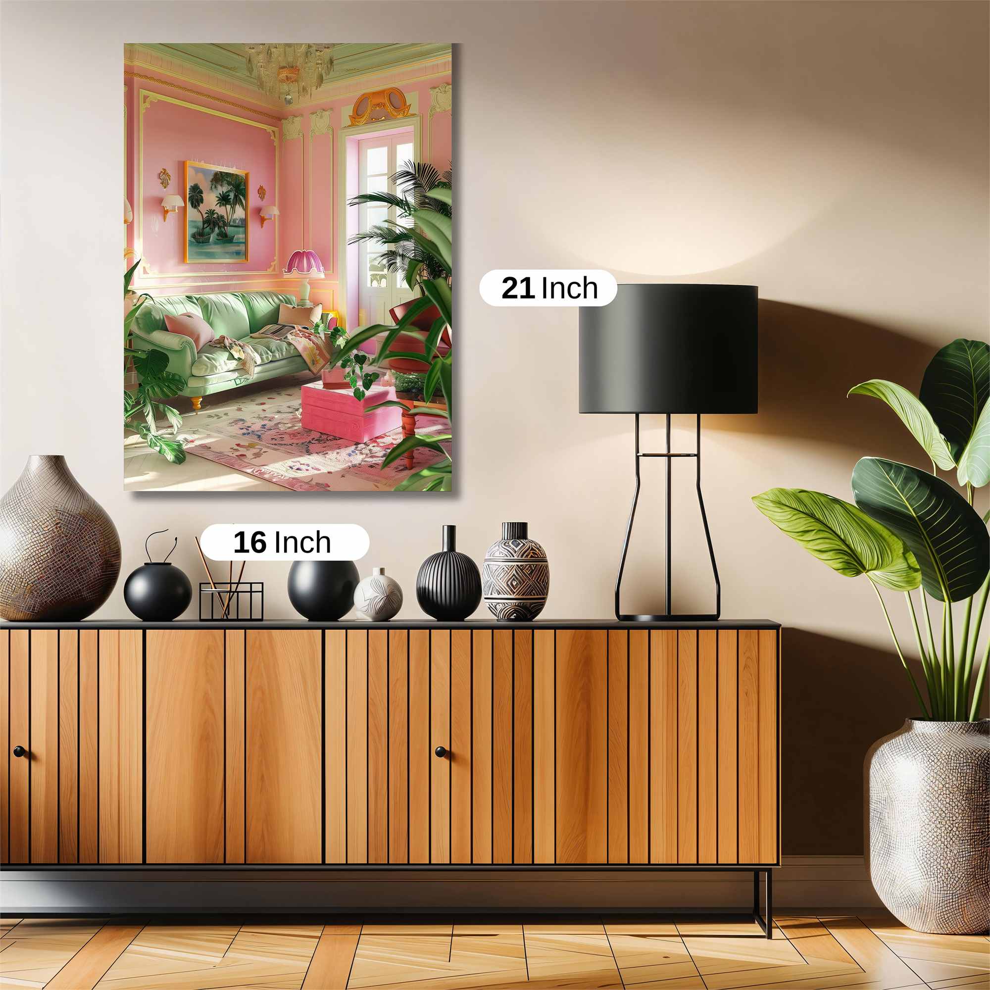 Tropical Whimsy Safe Wall Magnetic / M