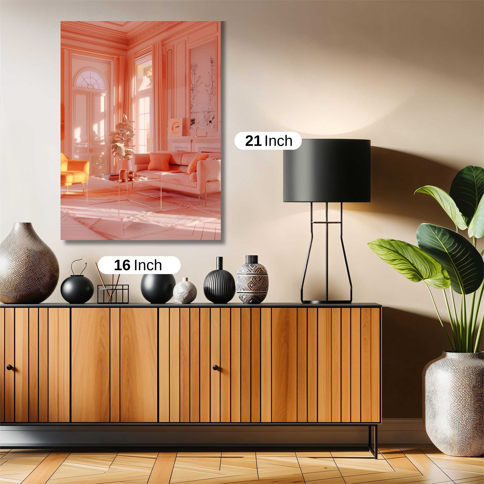 Peach Serenity Safe Wall Magnetic / M