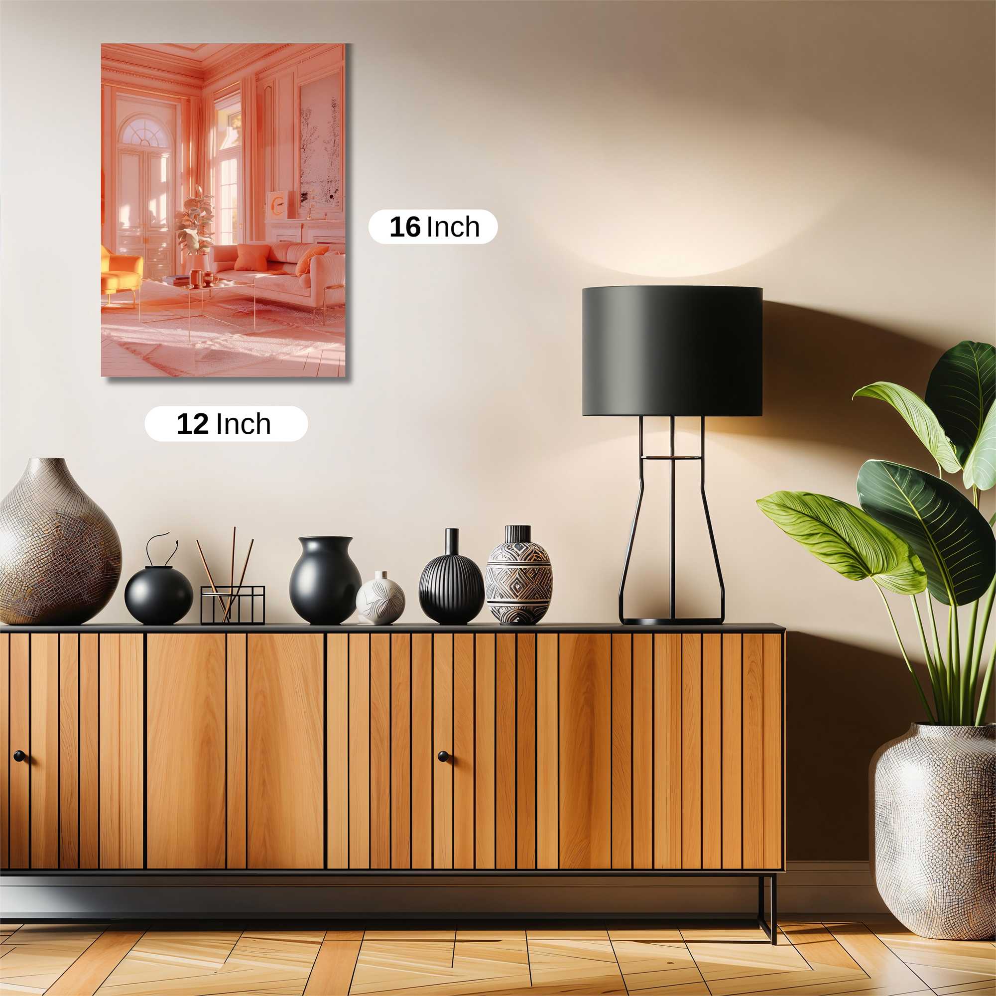 Peach Serenity Safe Wall Magnetic / M