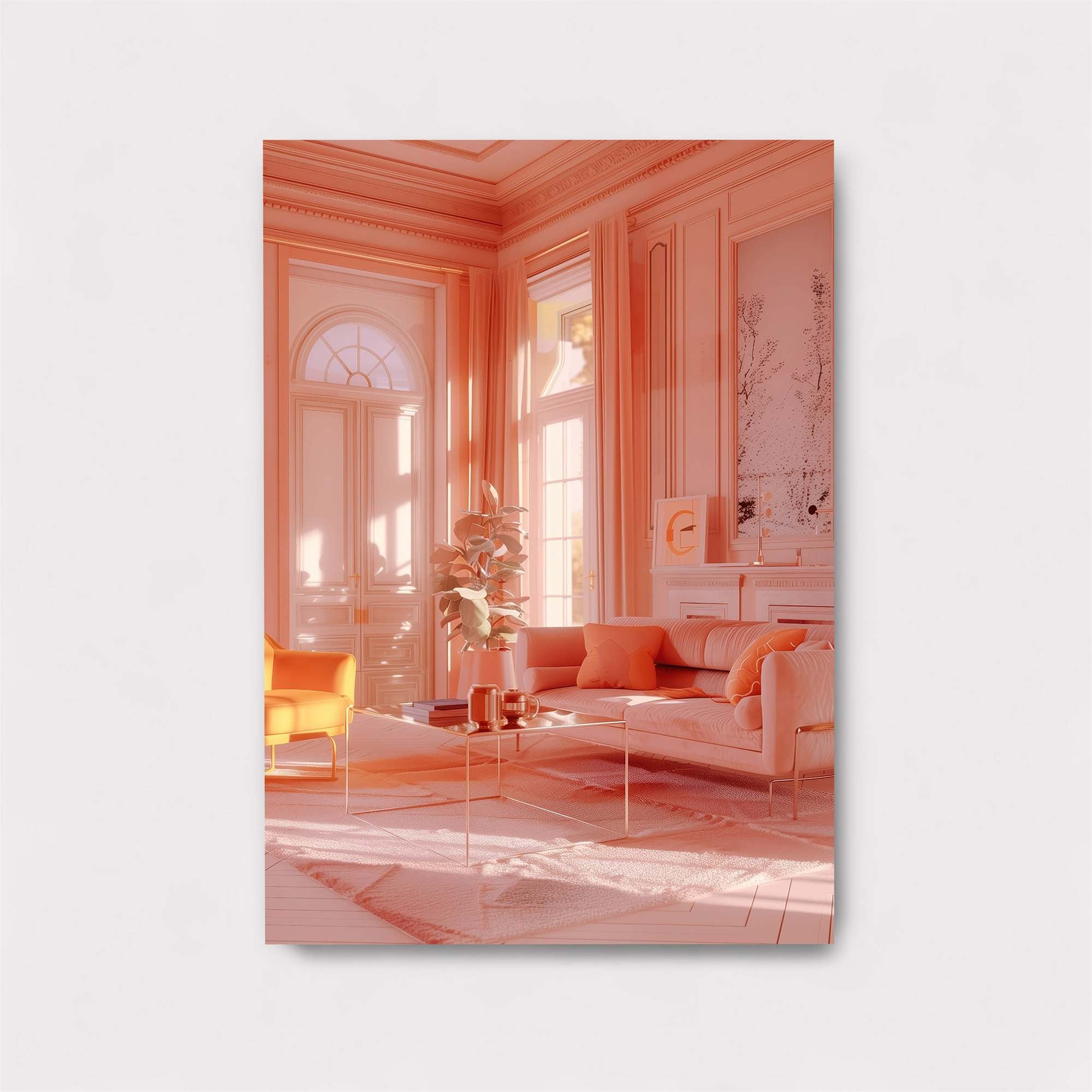 Peach Serenity Safe Wall Magnetic / M