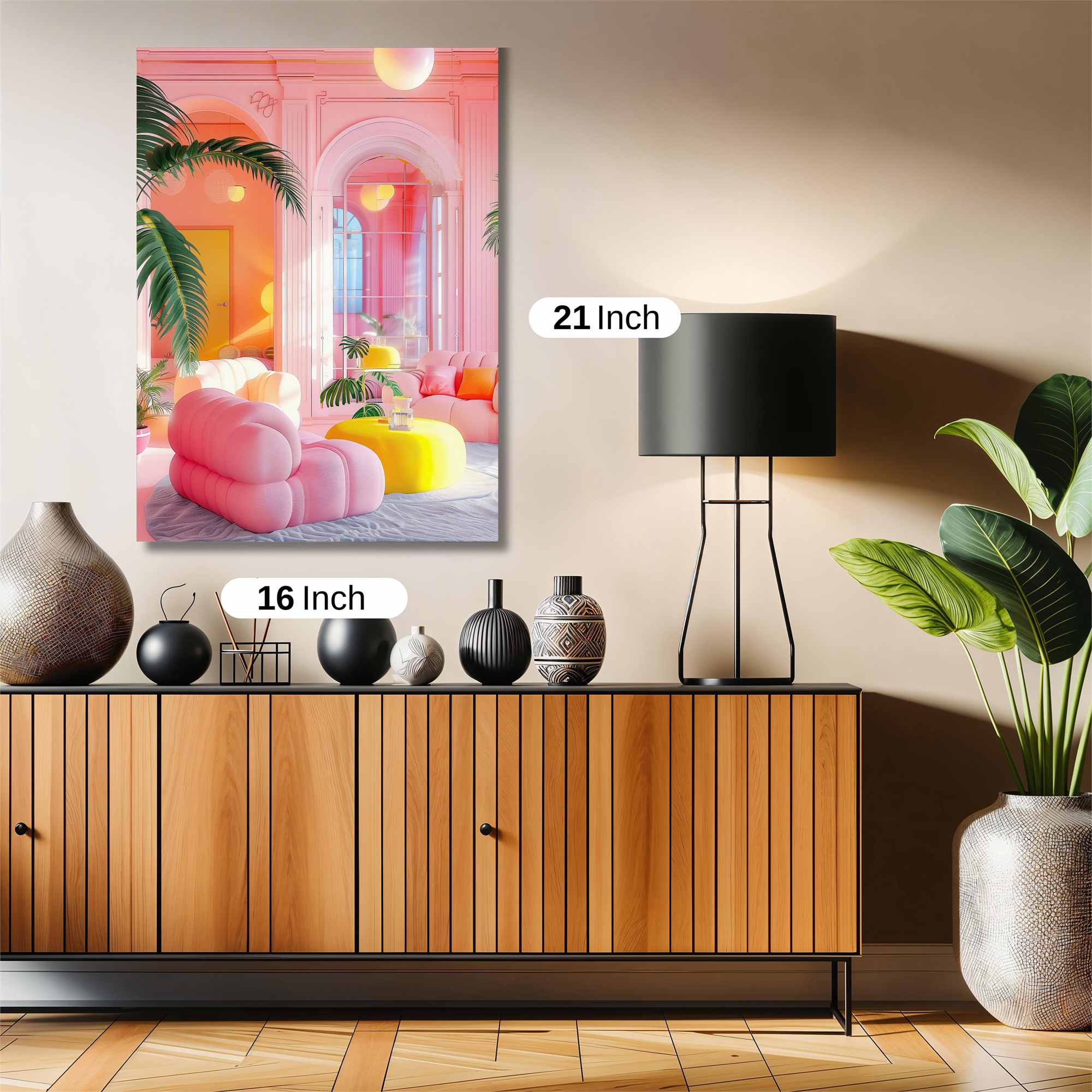 Tropical Whimsy Safe Wall Magnetic / M