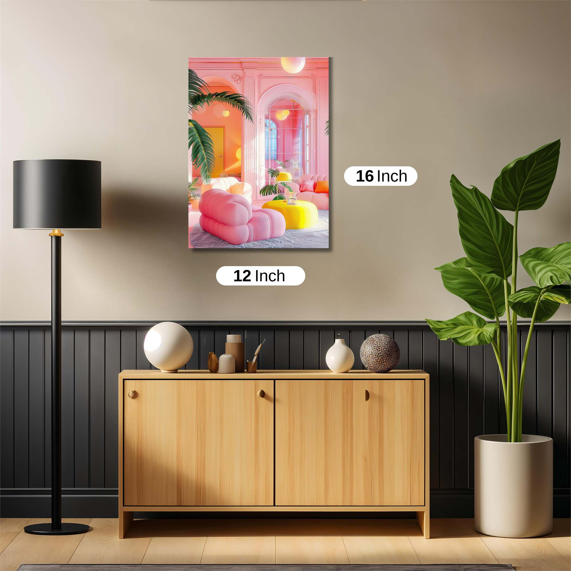 Tropical Whimsy Safe Wall Magnetic / M