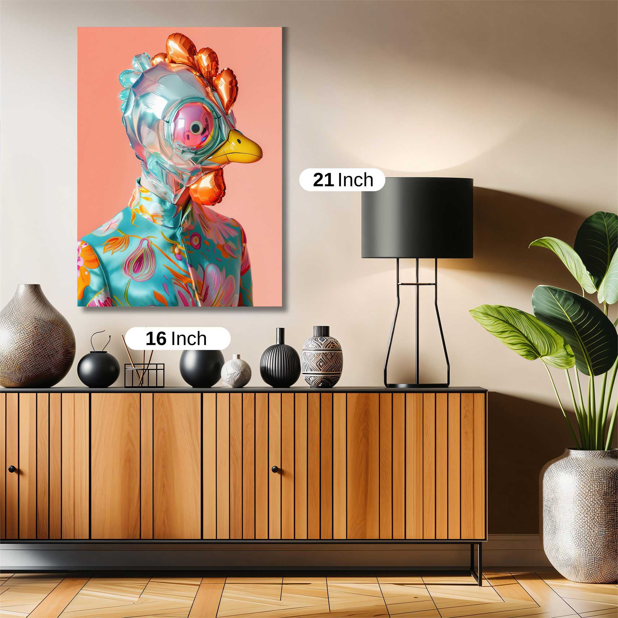 Ballooned Whimsy Safe Wall Magnetic / M