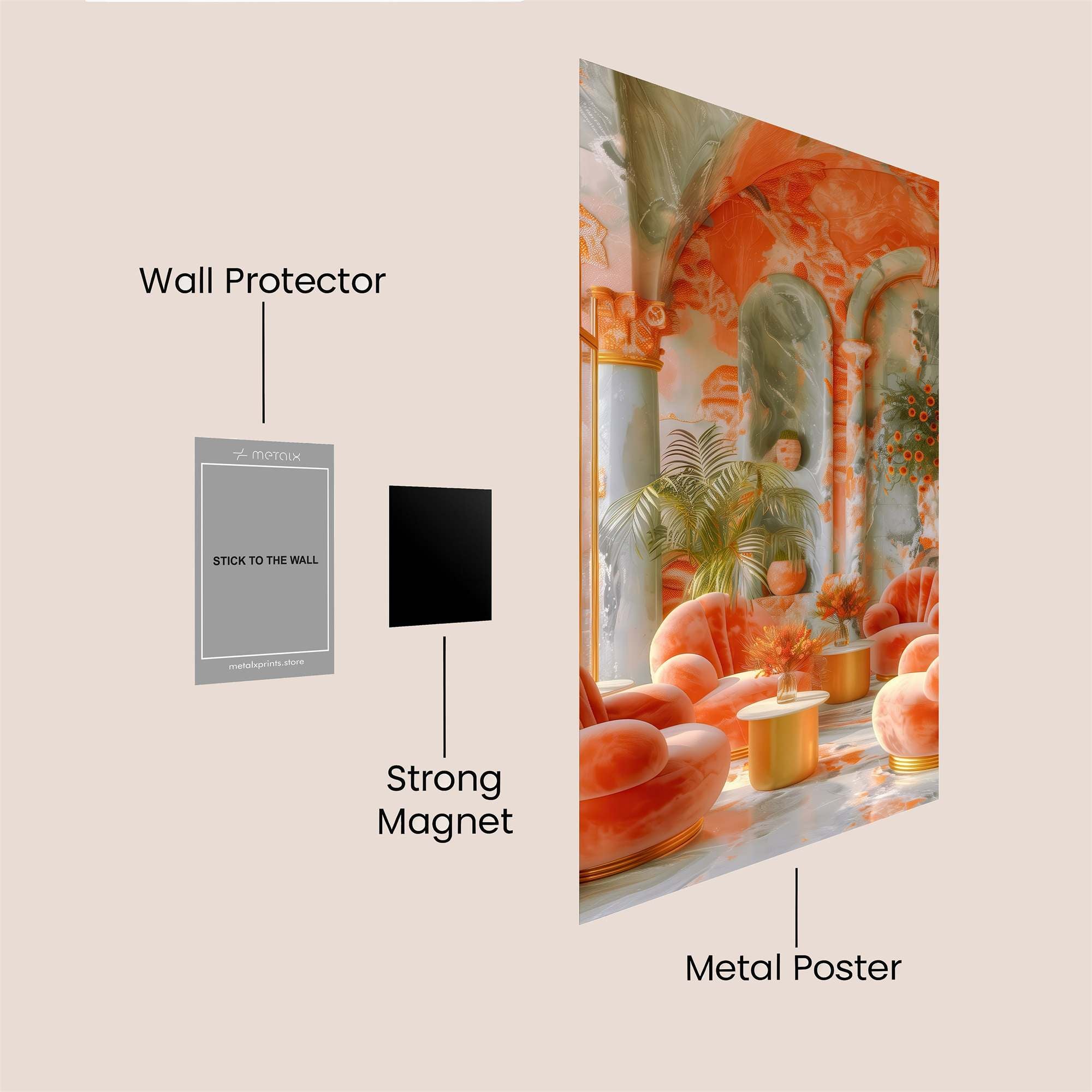 Palace Whimsy Safe Wall Magnetic / M