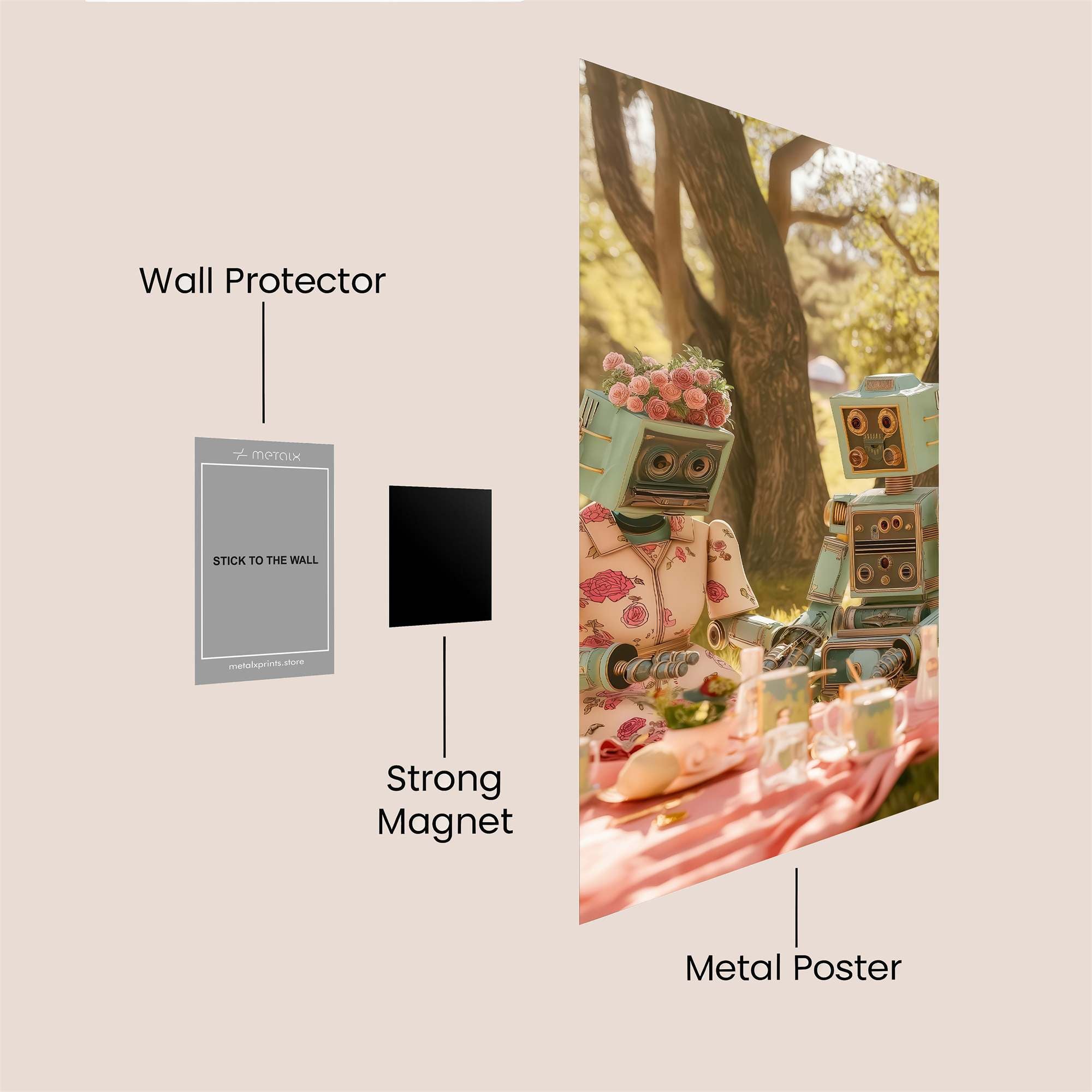 Robotic Serenity Safe Wall Magnetic / M