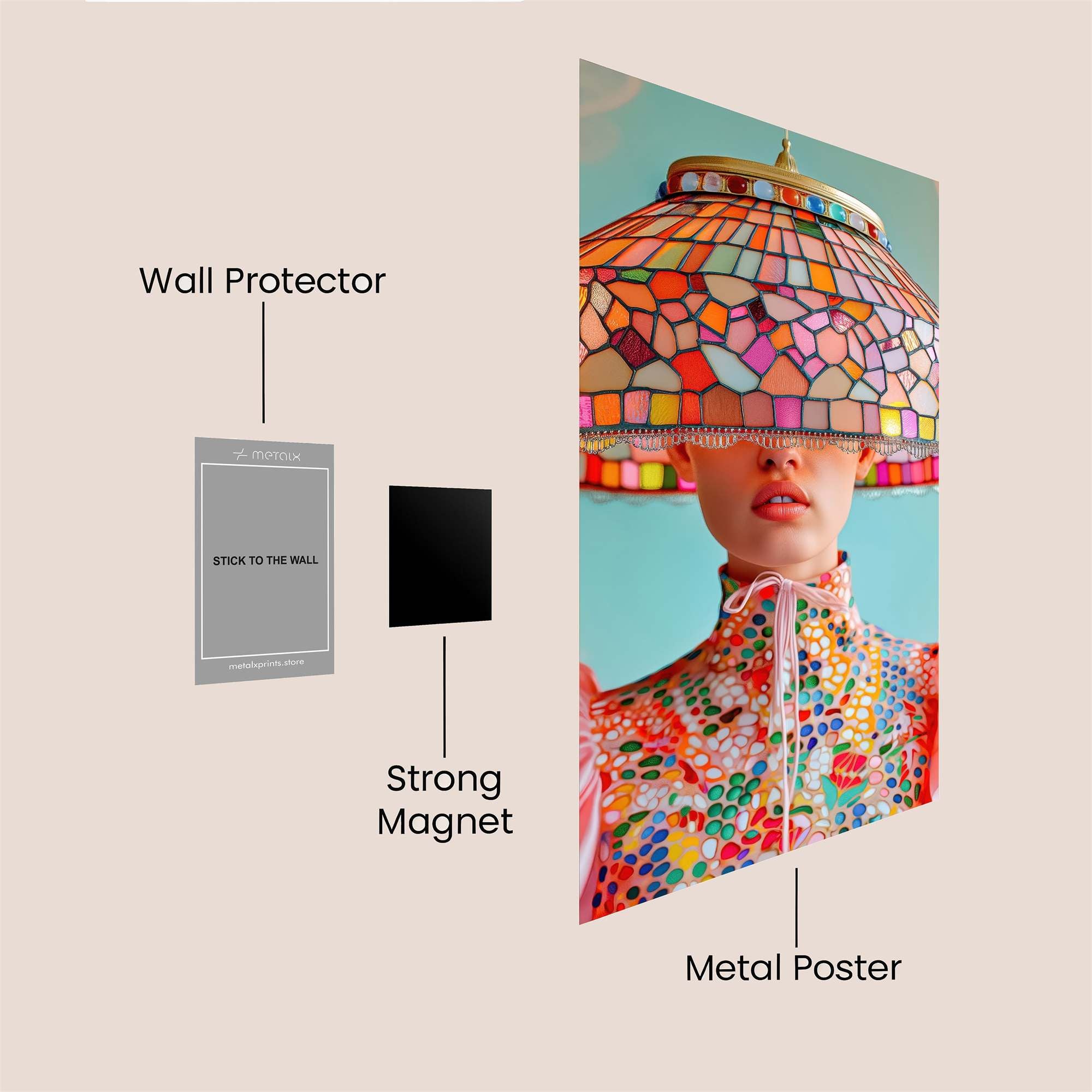 LampWhimsy Safe Wall Magnetic / M