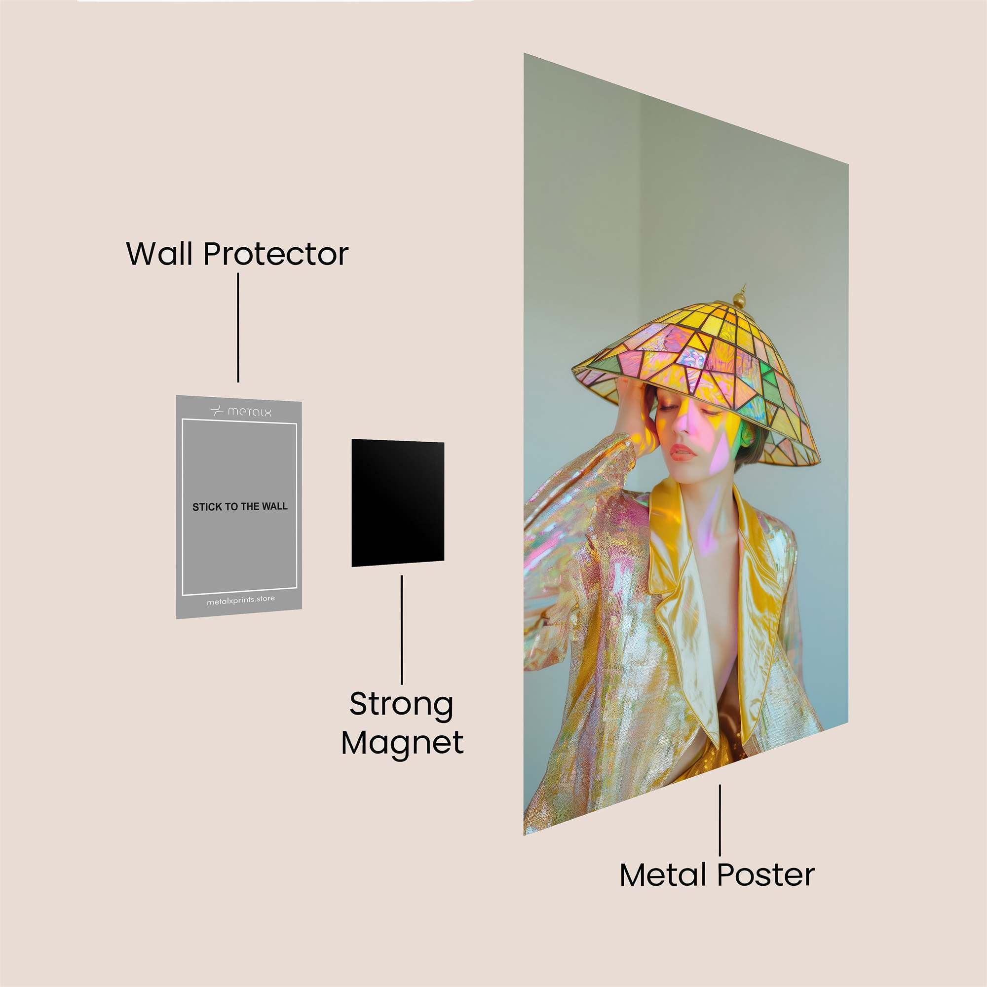 Lamp Luminescence Safe Wall Magnetic / M