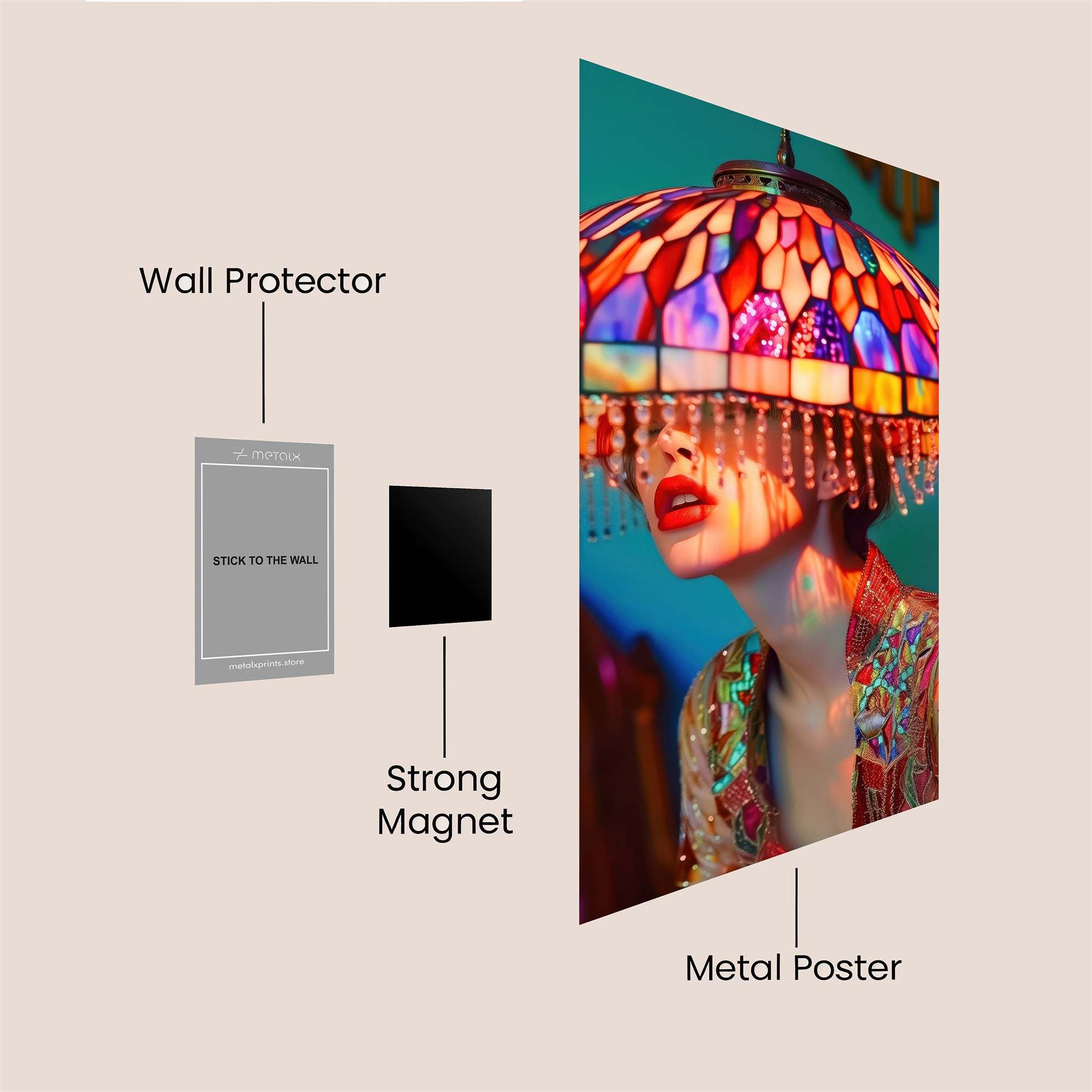 Lamp Enigma Safe Wall Magnetic / M