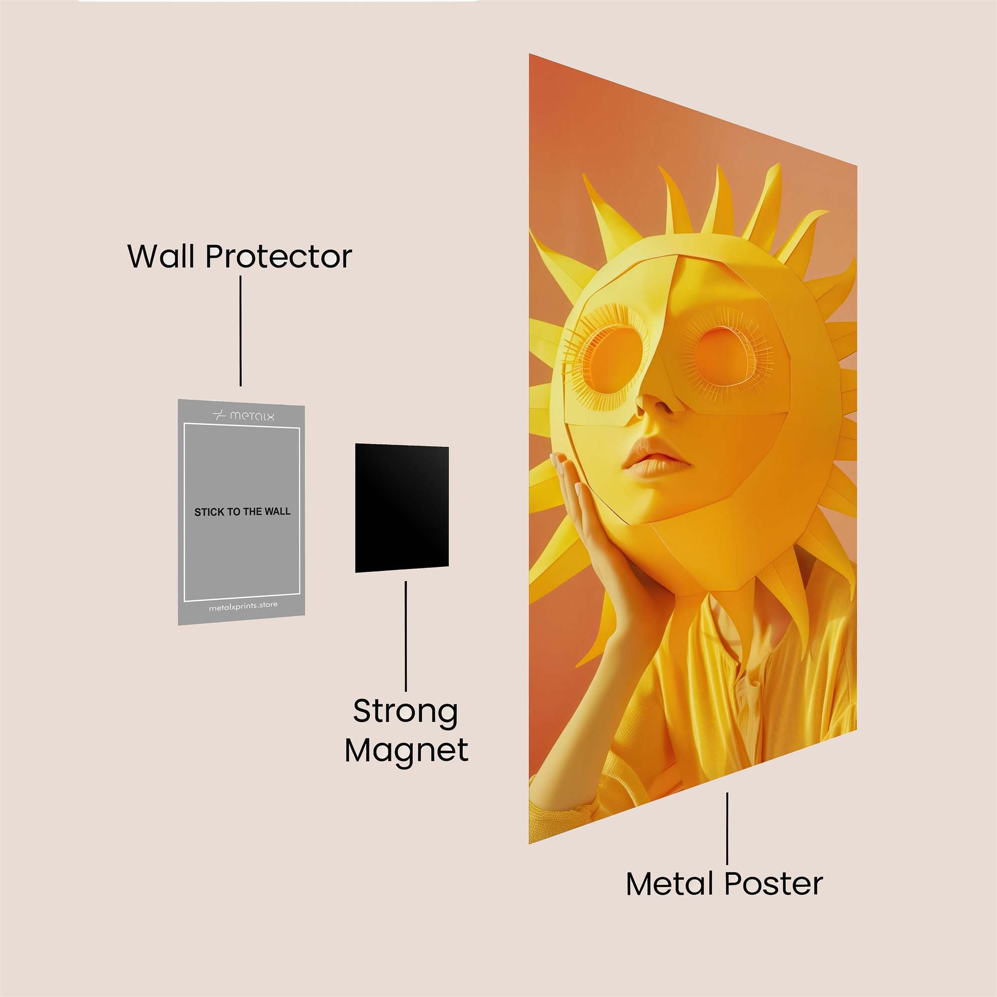Sunshine Dream Safe Wall Magnetic / M
