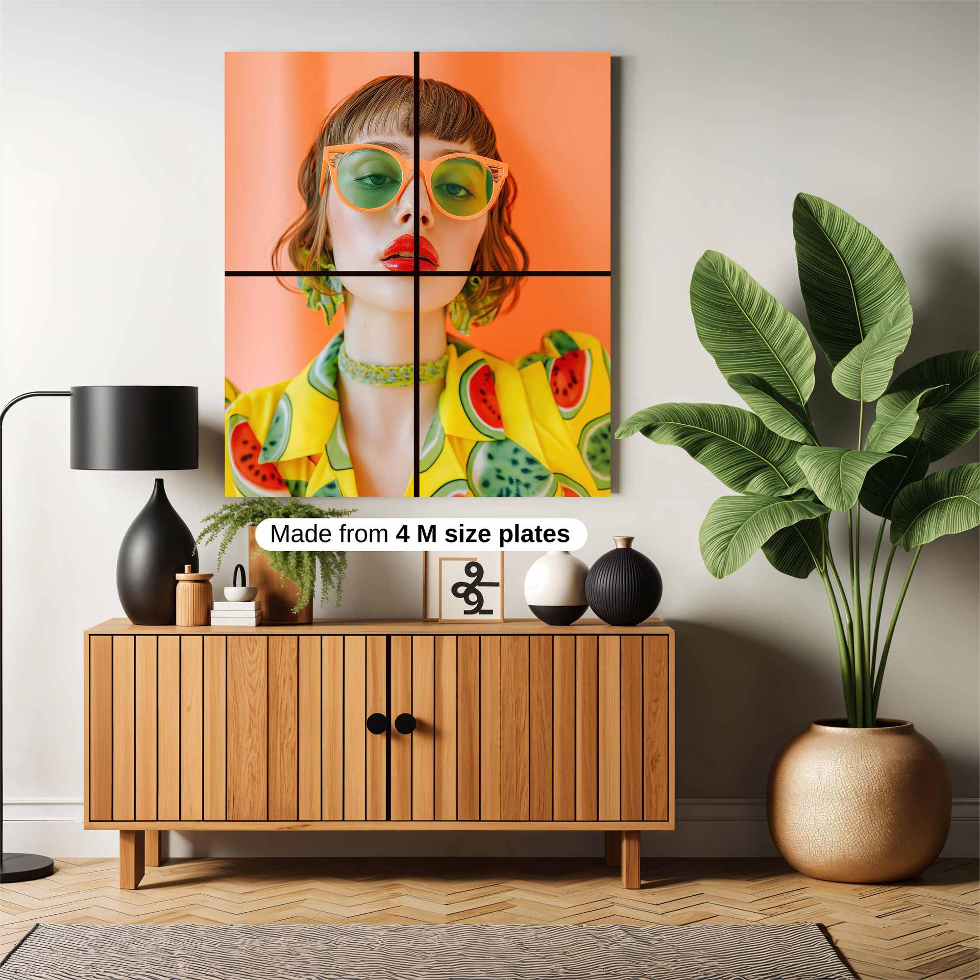 Watermelon Whimsy Safe Wall Magnetic / M