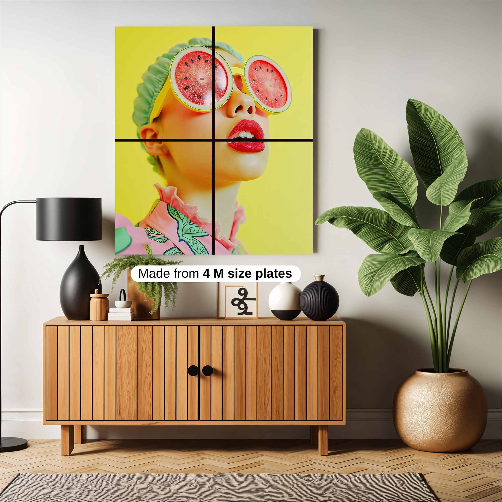 Watermelon Whimsy Safe Wall Magnetic / M