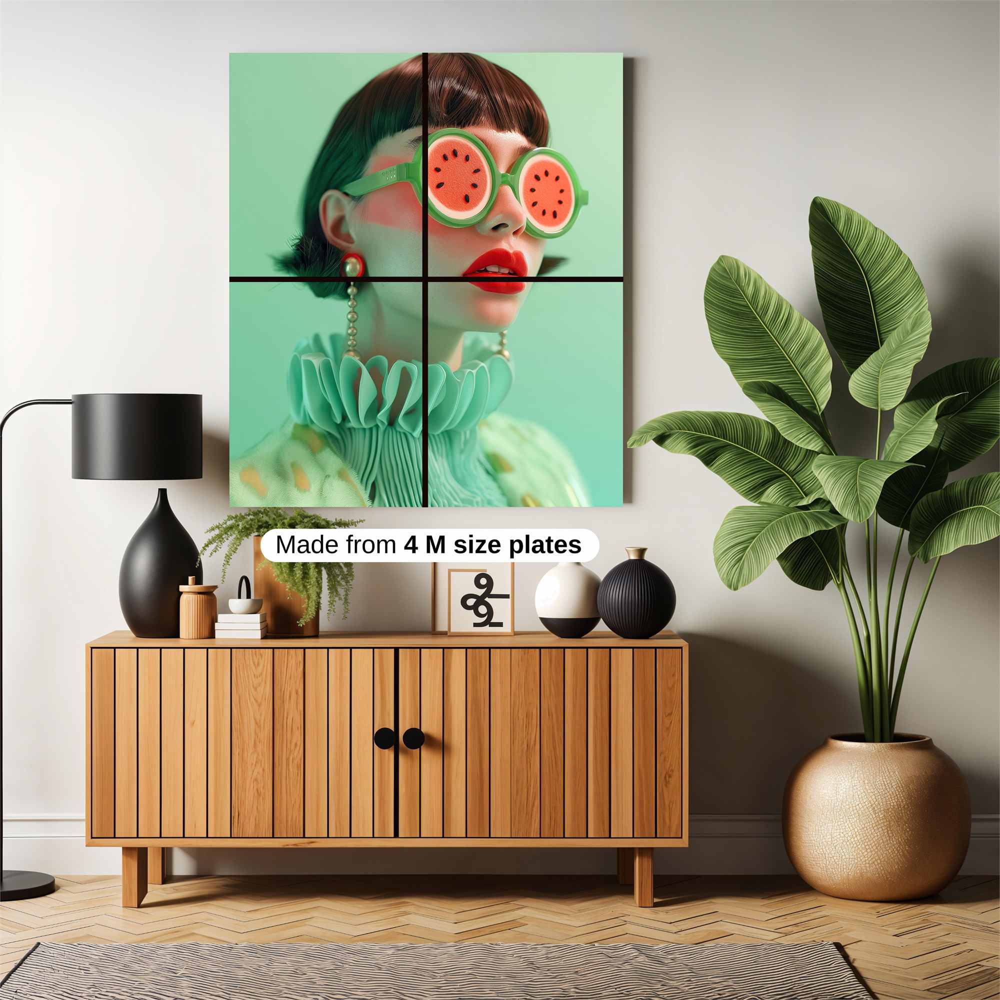 Watermelon Whimsy Safe Wall Magnetic / M