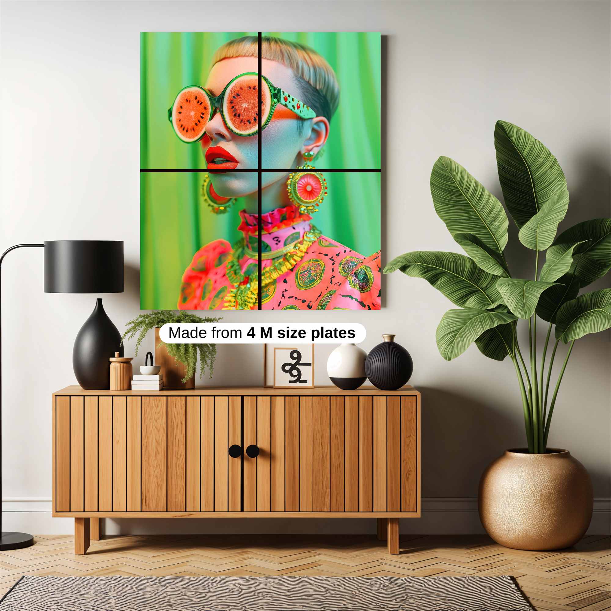 Watermelon Whimsy Safe Wall Magnetic / M