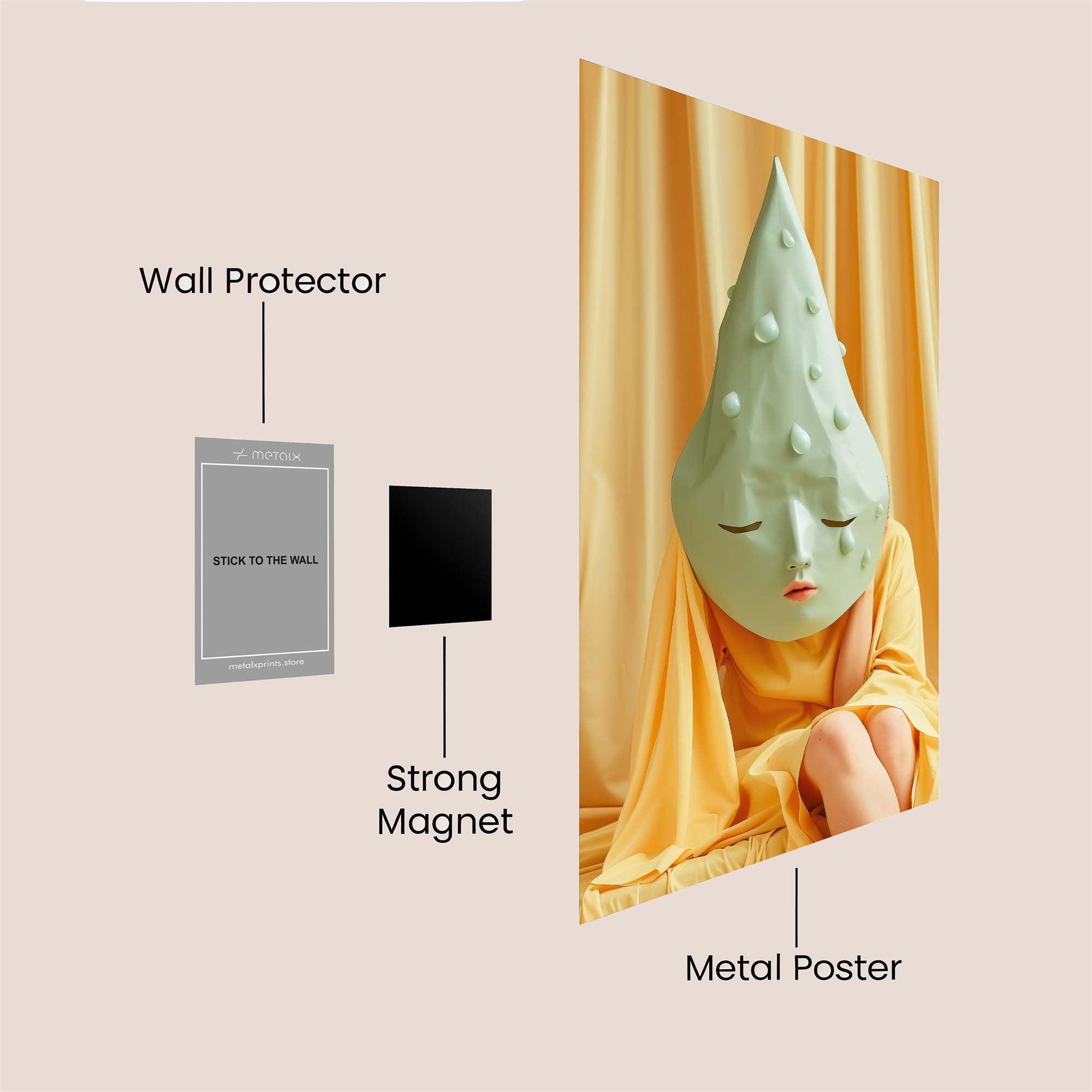 Droplet Dream Safe Wall Magnetic / M