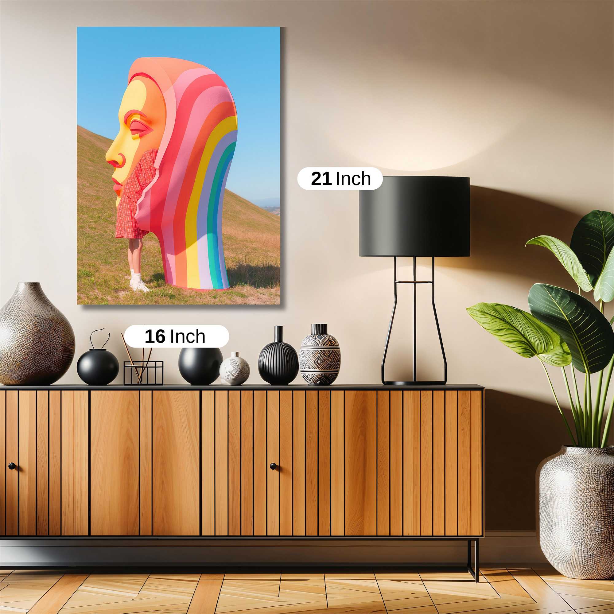 Rainbow Serenity Safe Wall Magnetic / M