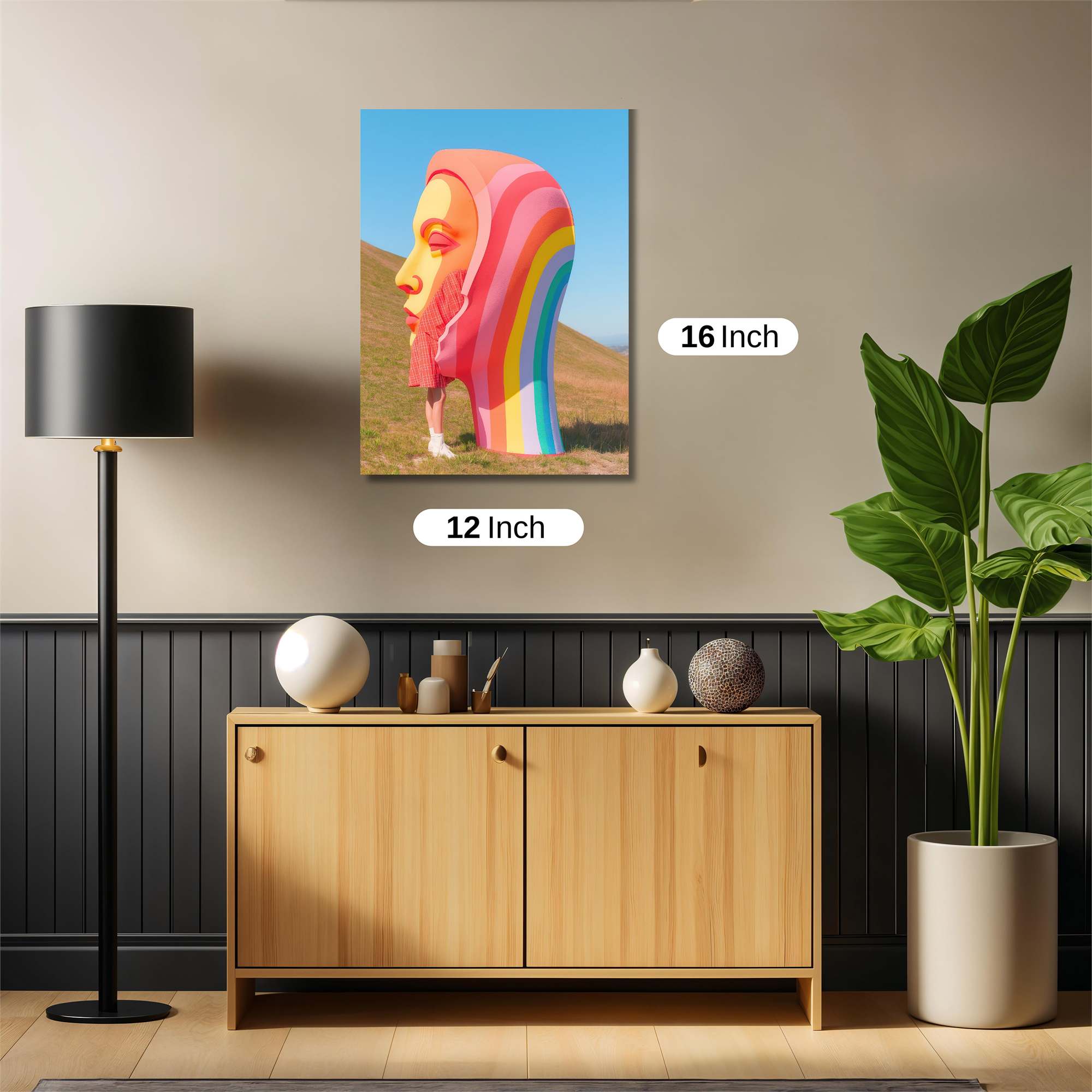 Rainbow Serenity Safe Wall Magnetic / M